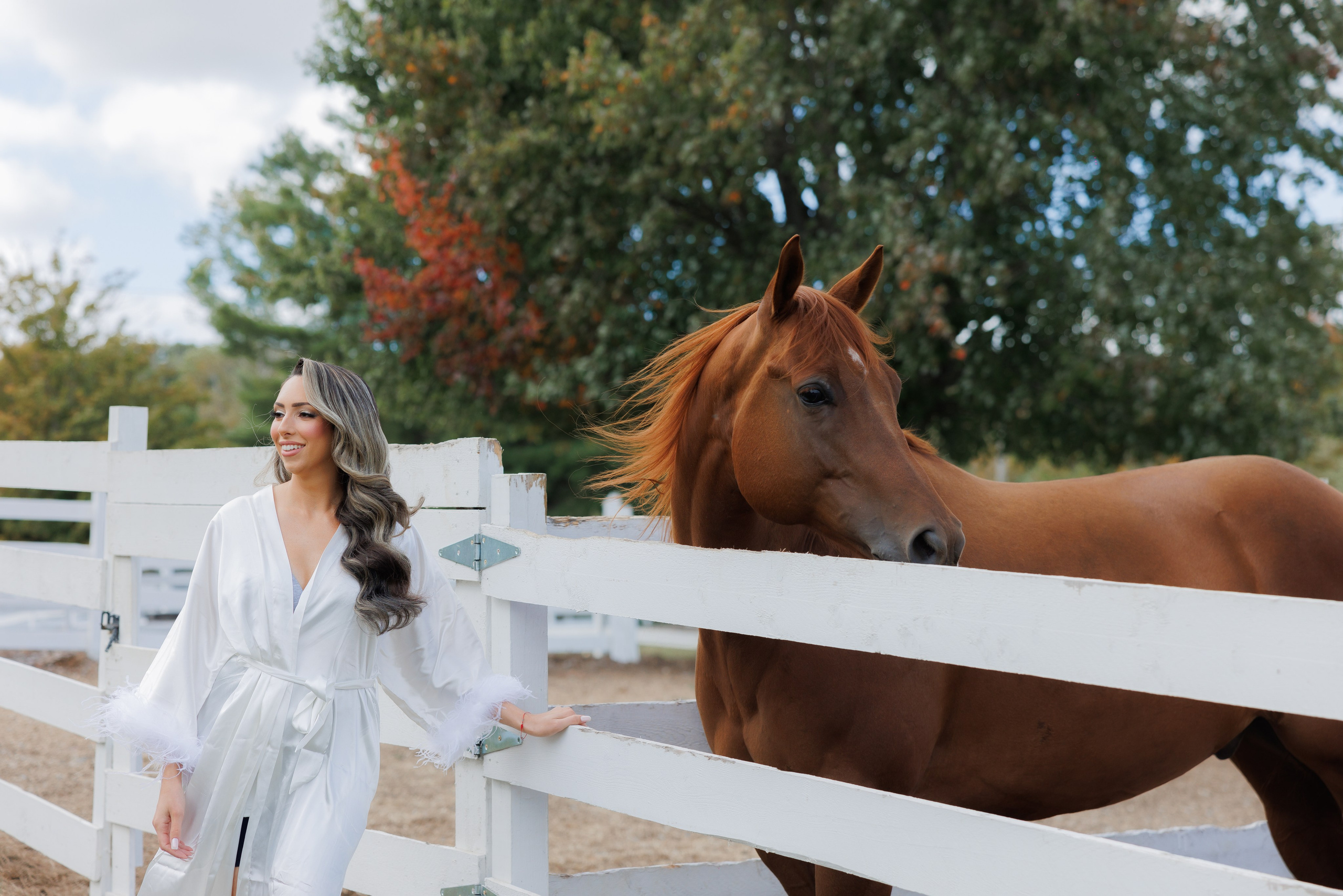 Ashley & Leshye, Falls Creek Farm Equestrian, NY. Wedding Photo & Video
