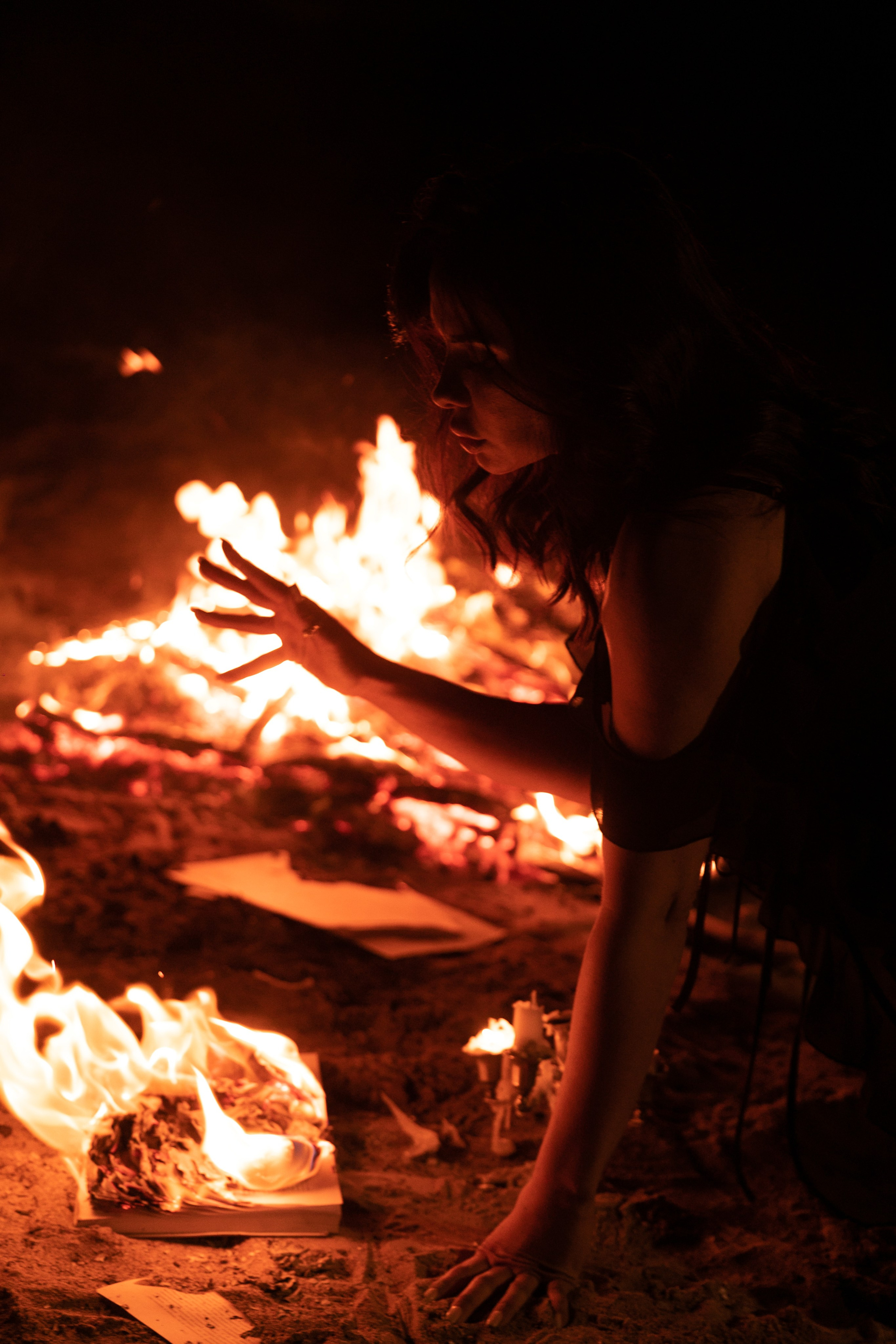 Огненная. Фотограф Вероника Яцына в Ташкенте