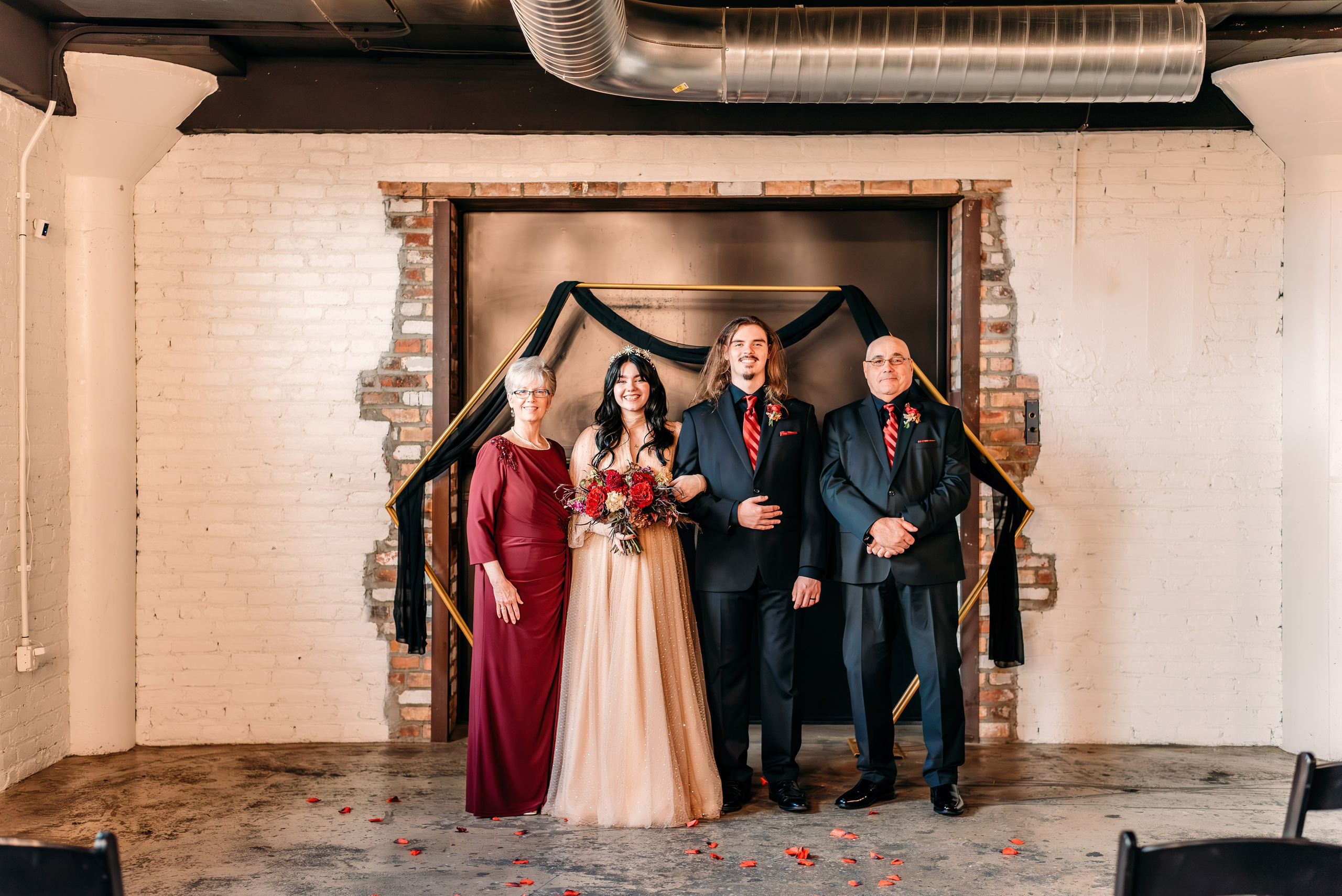 Bold & Dramatic Wedding at The Paper Mill on The Landing | Fort Wayne Wedding Photographer. Alexandria Danielle Photography | Fort Wayne & Indianapolis Wedding Photographer