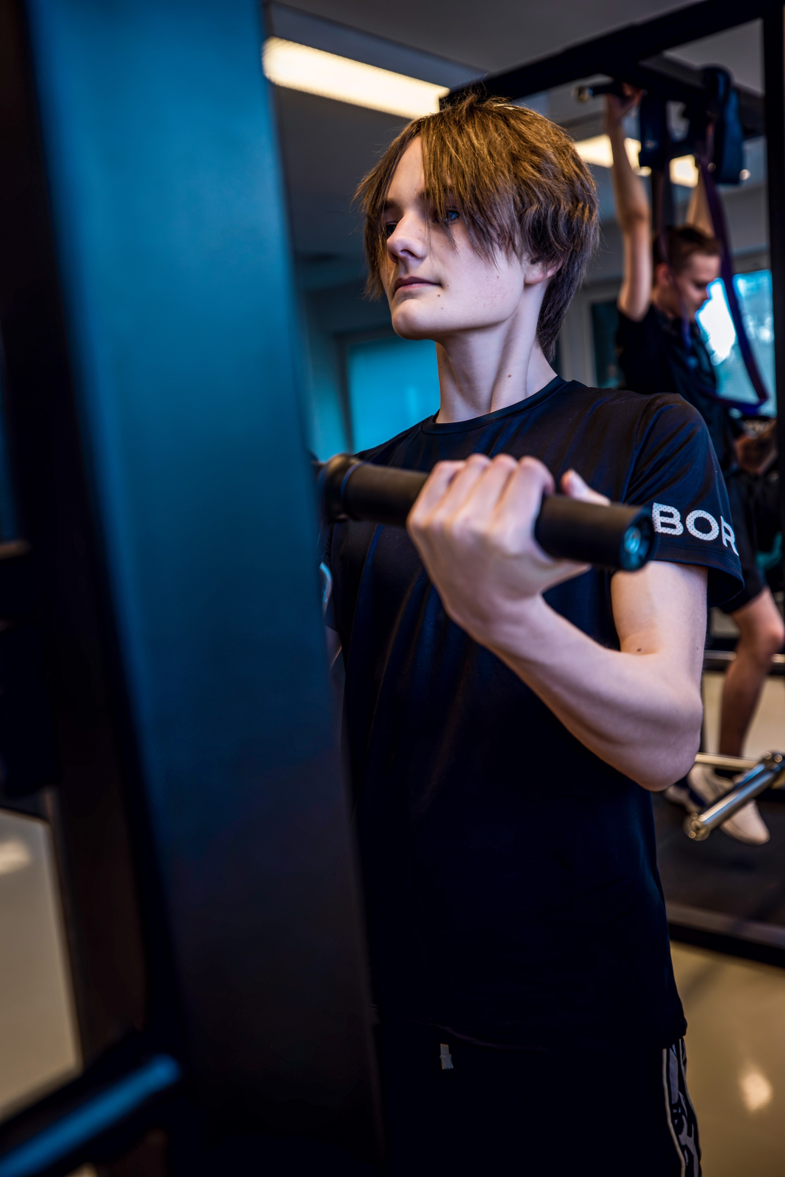 Kuntosali. Ekaterina Mansur, muotokuvafotografi Suomessa (Helsingissä ja Uudellam