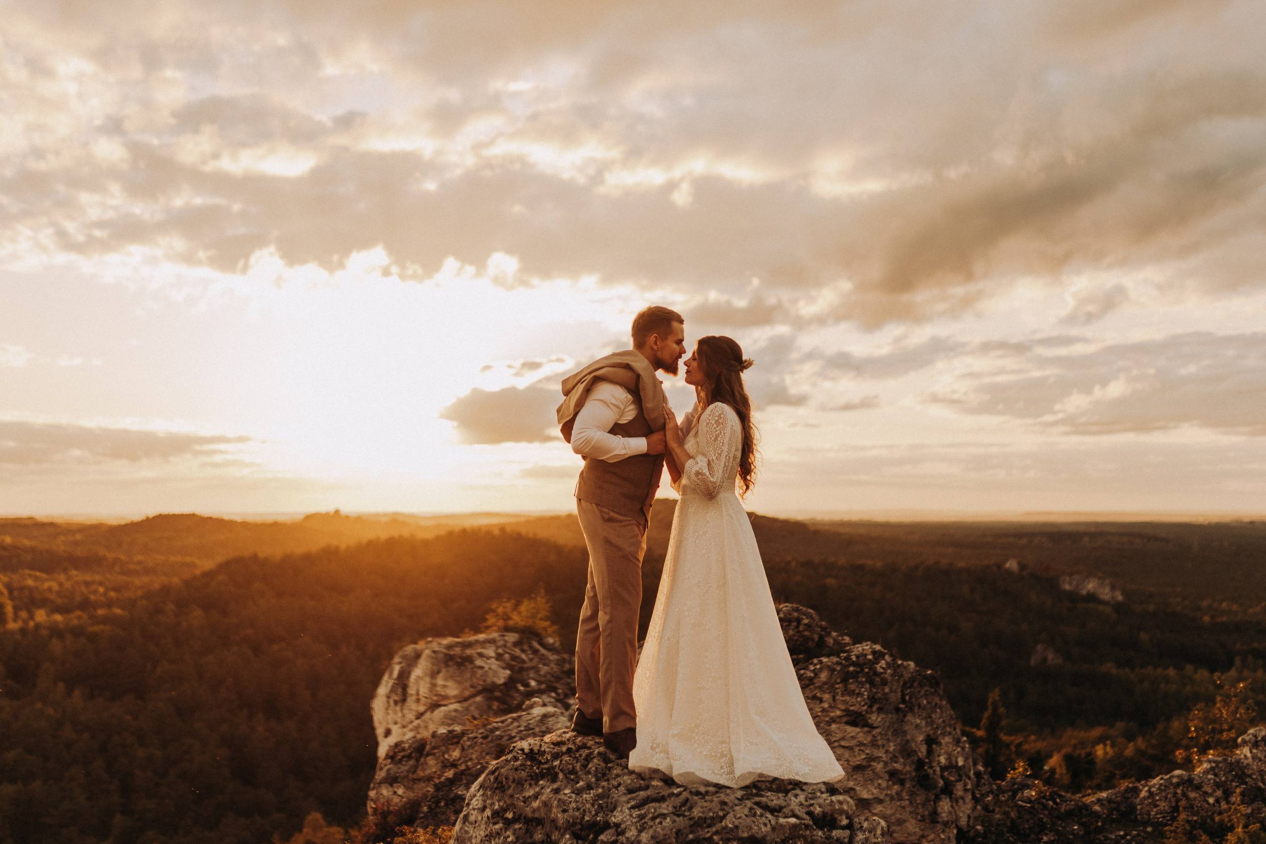 Romantyczny plener ślubny w górach