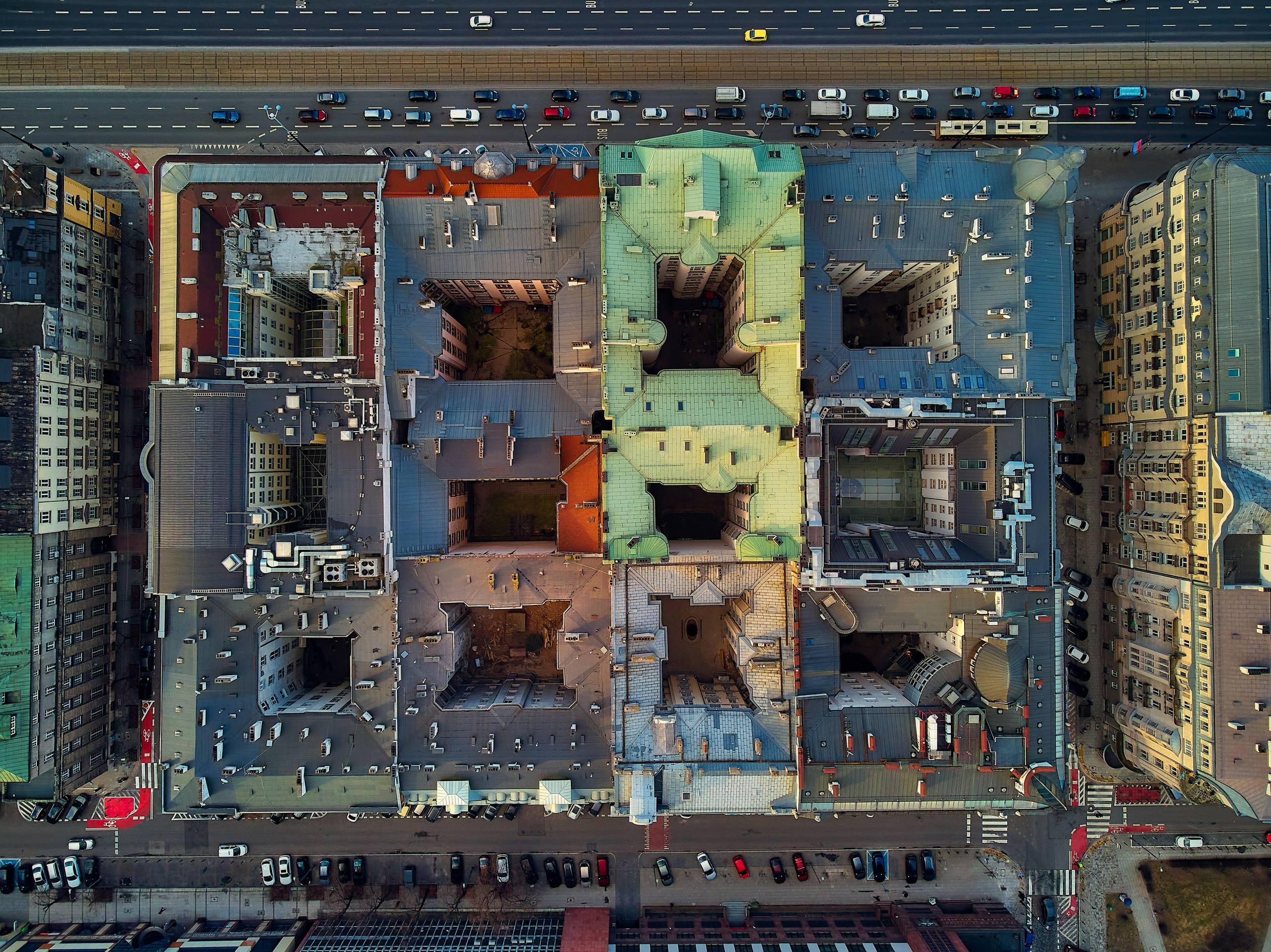 Lotnicza dronowa fotografia Warszawy - Miasto widziane z lotu ptaka. Андрей Шипилов — Фотография & Видеография