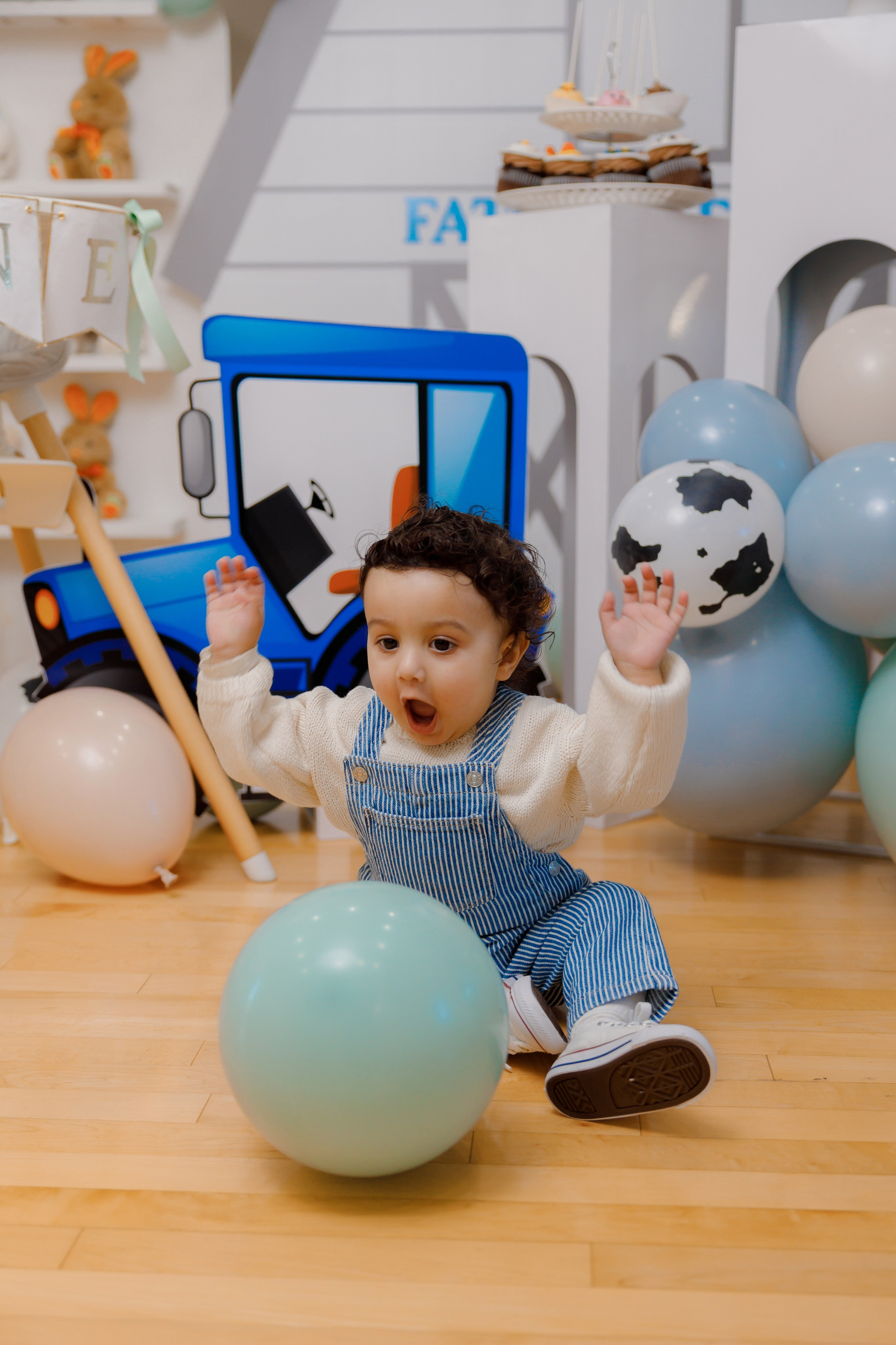 Fateh’s 1st birthday. Home