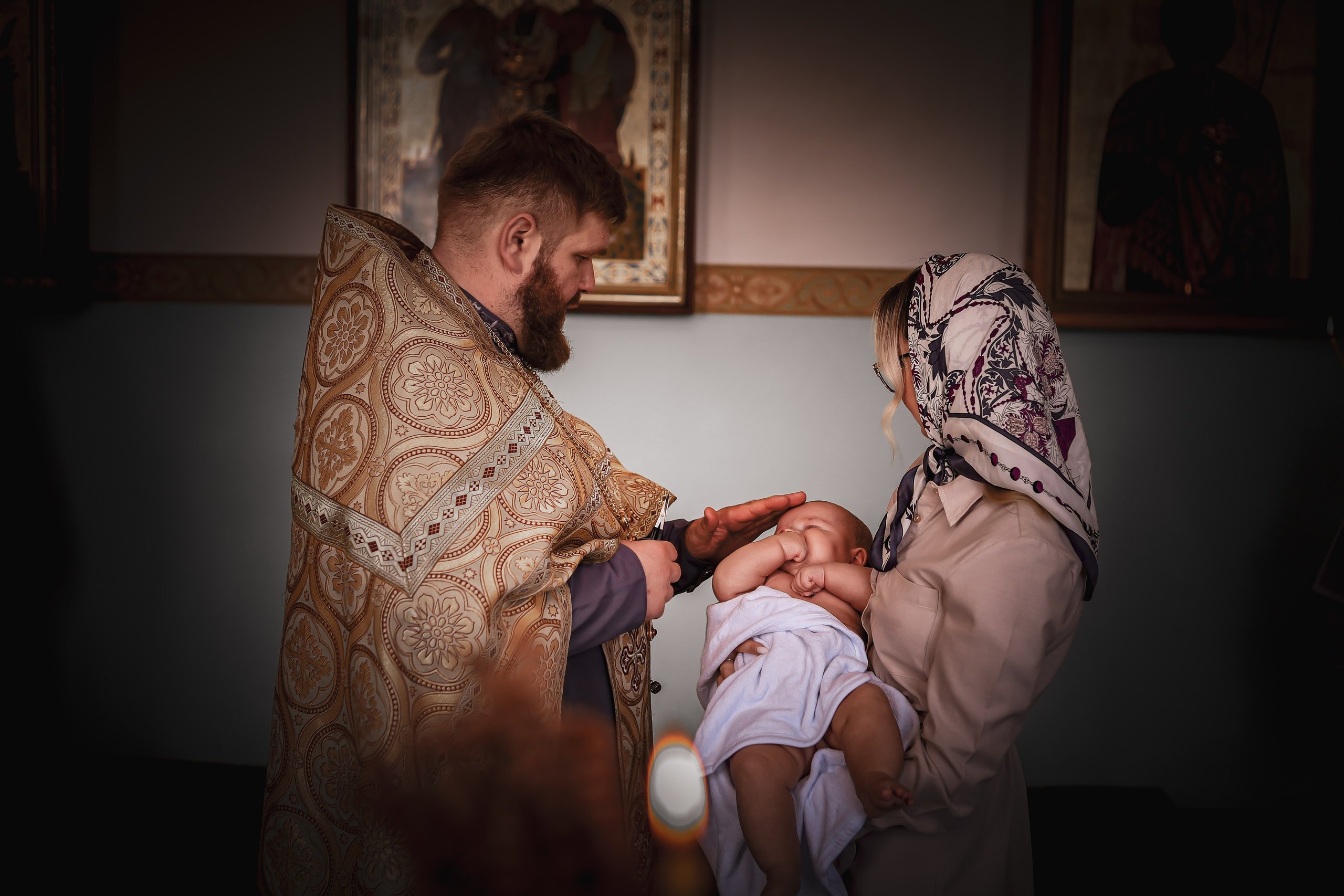 Крещение. Съемка церковных таинств — АЛИНА ФЕТУ