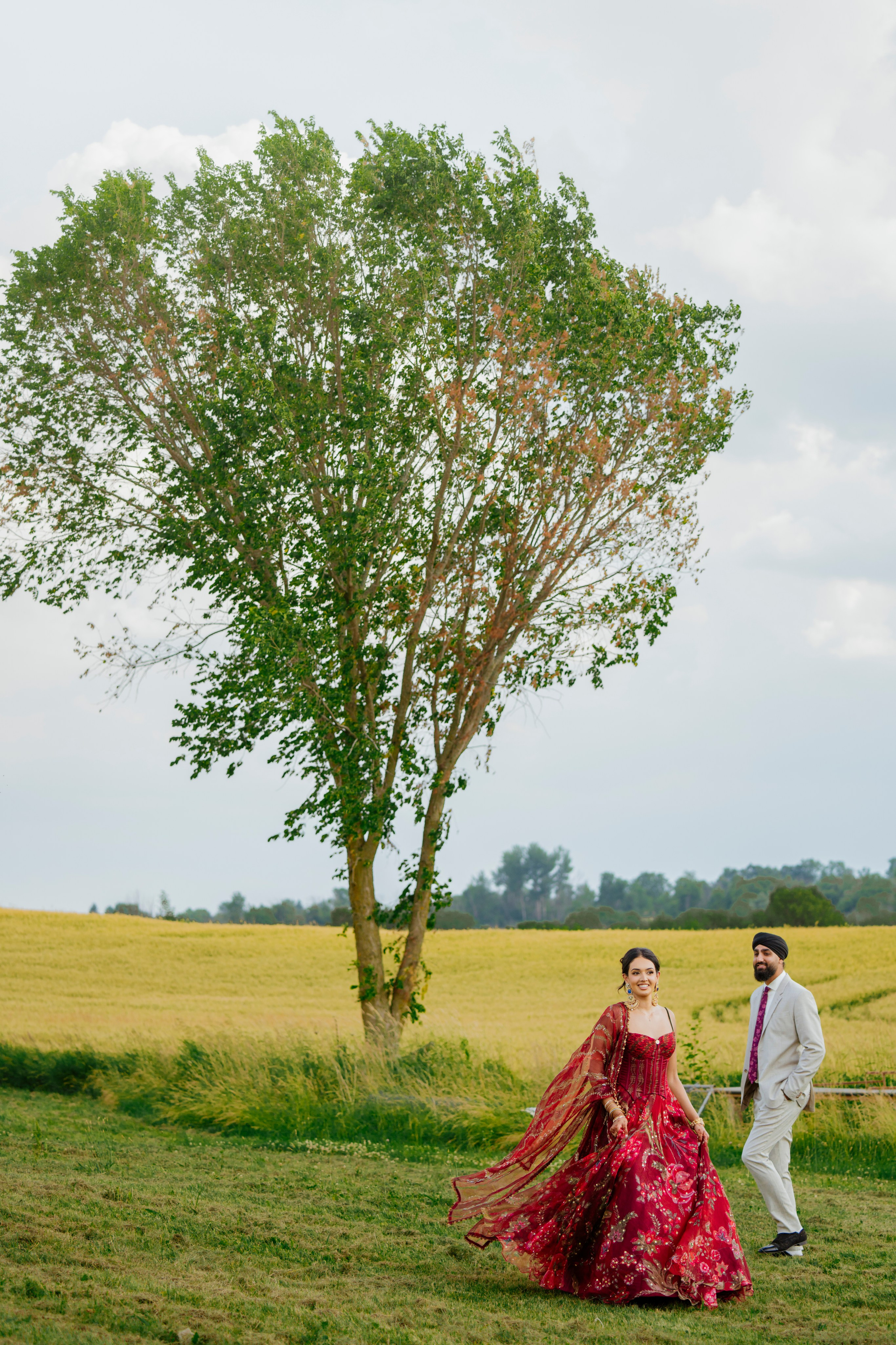 Nooreen & Jugraj. Studio Kunal Photography
