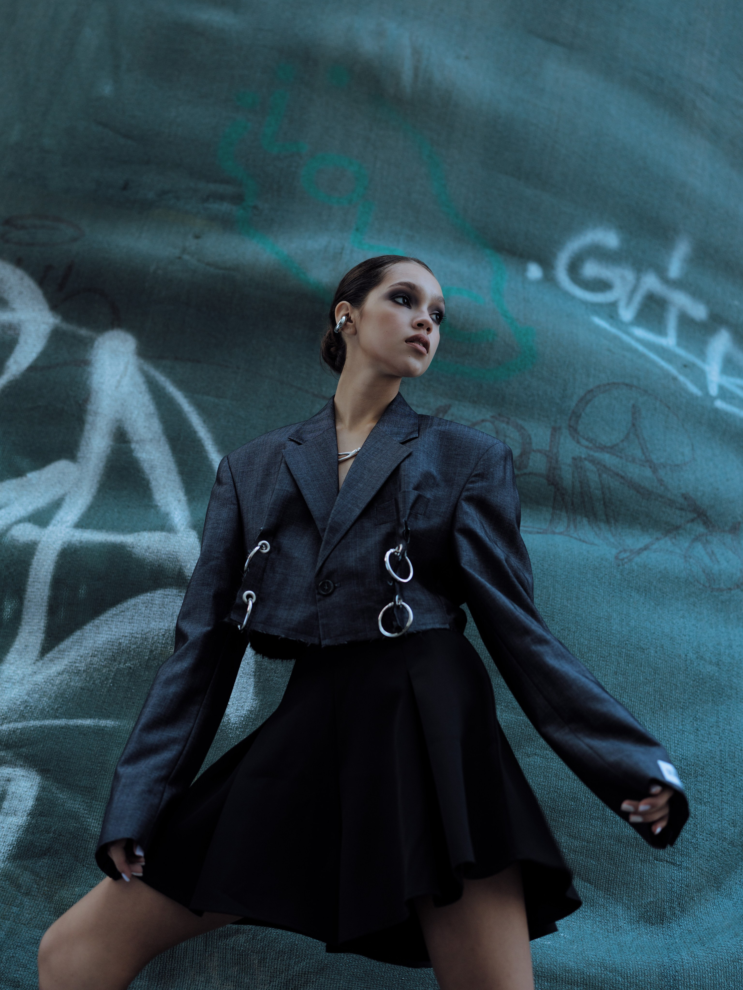 Street test shoot with Daria. Stylist