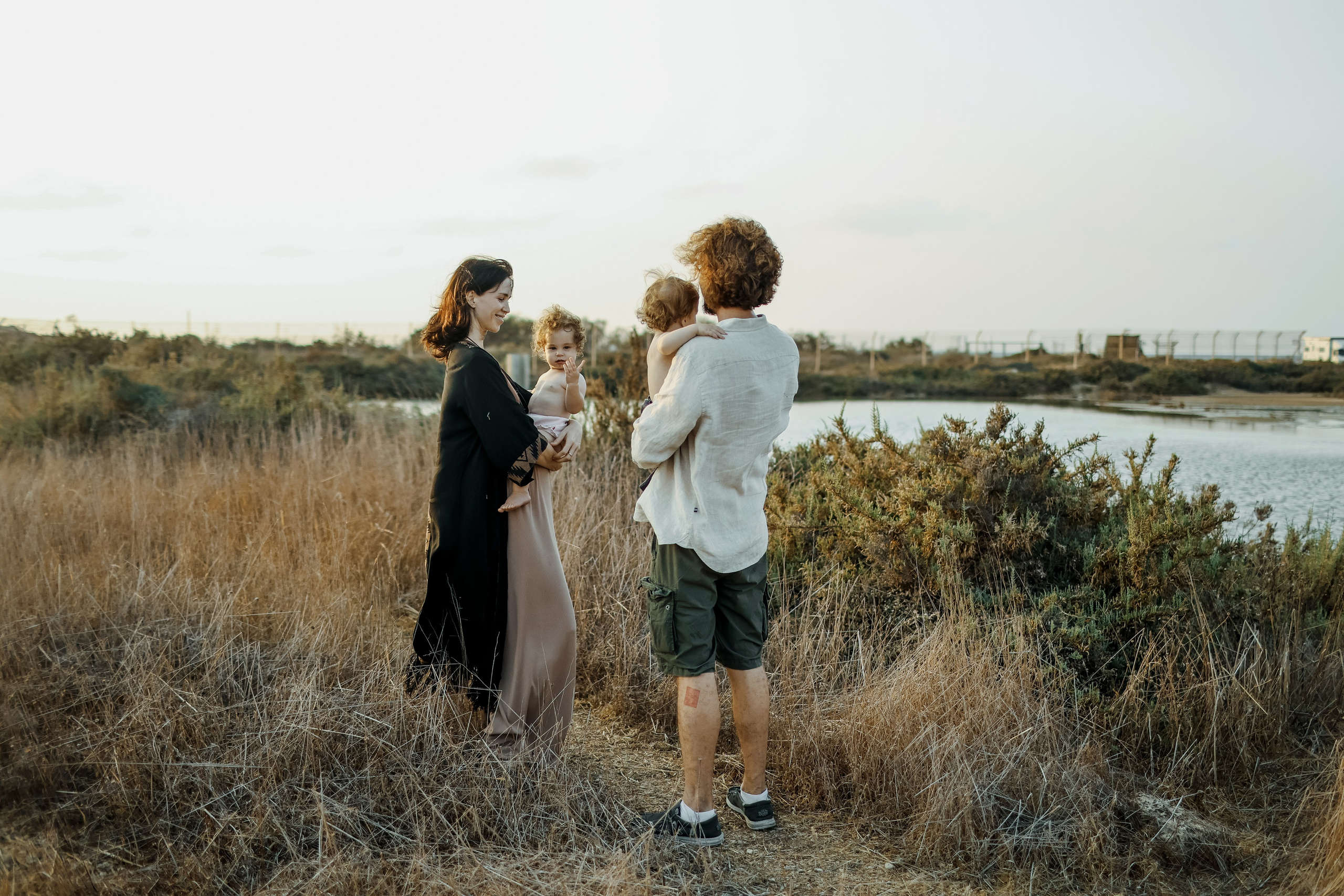 Little curls in Atlit. Family photographer in Israel
