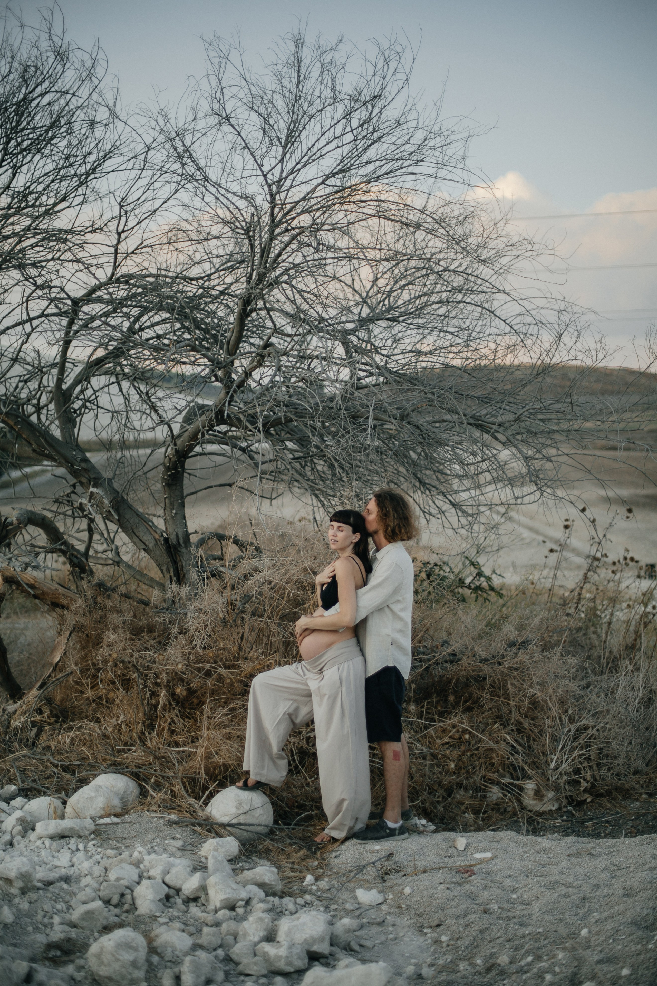 Kiryat Tivon field. Family photographer in Israel