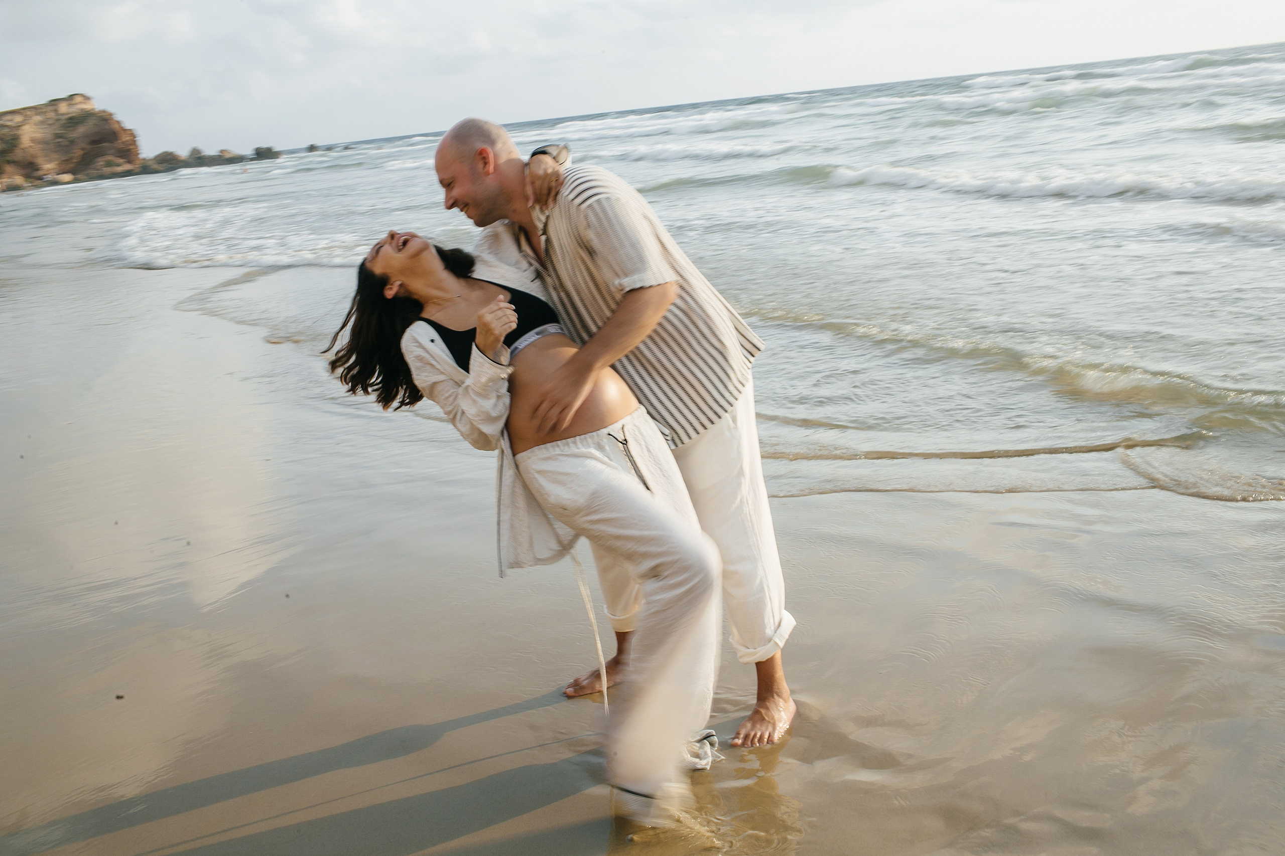 Katya & Fil Givat Olga. Family photographer in Israel
