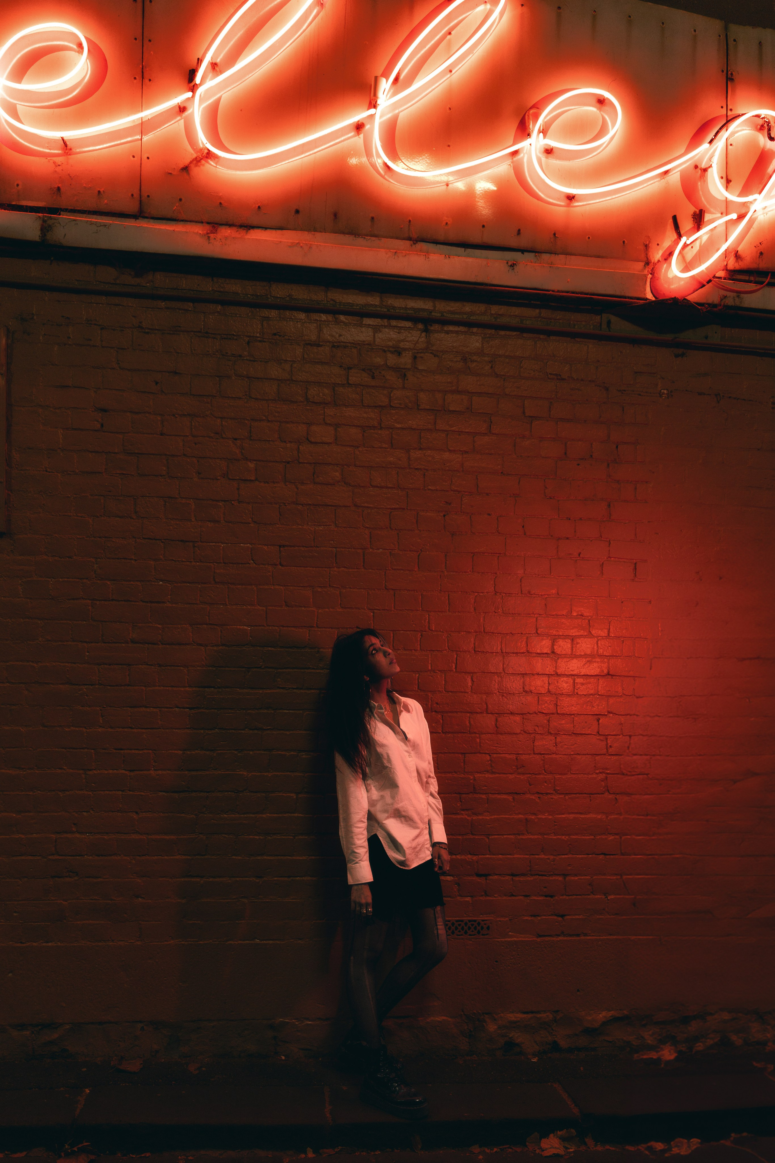 Environmental Neon Portraits in Chennai