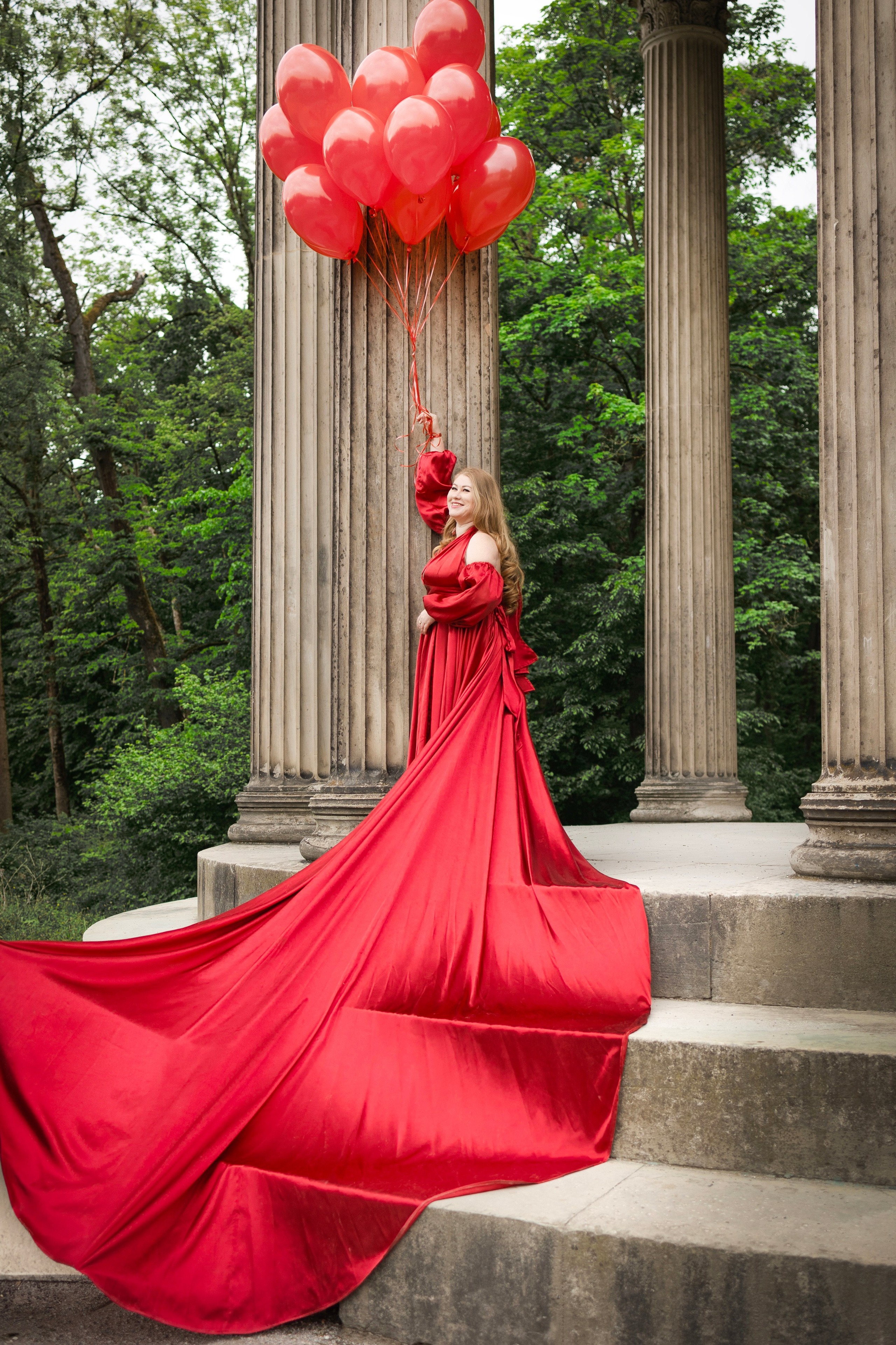 Long dresses shooting. Photographer in Munich