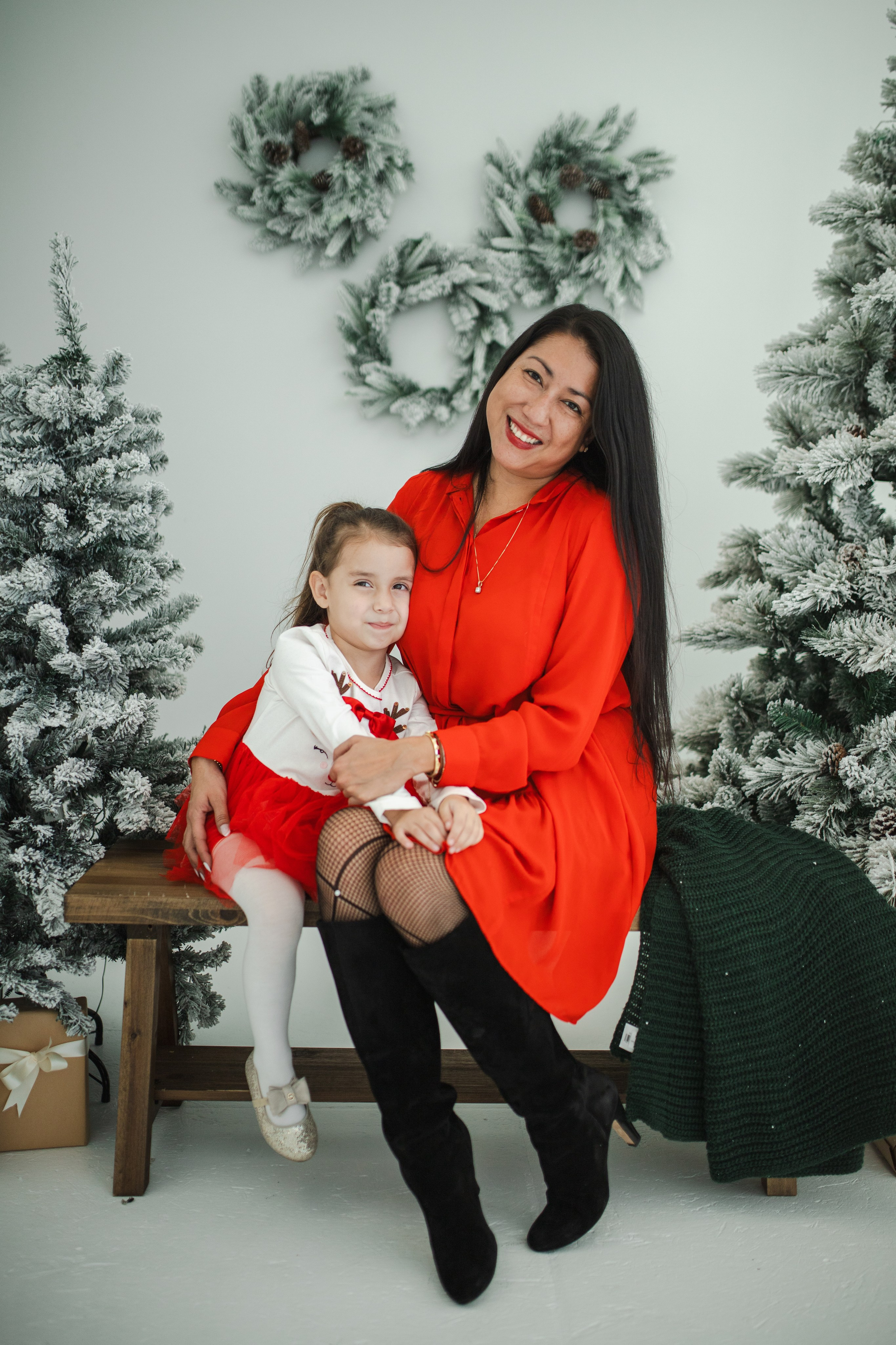 Christmas at the studio. Oxana Photographer in Charlotte, NC