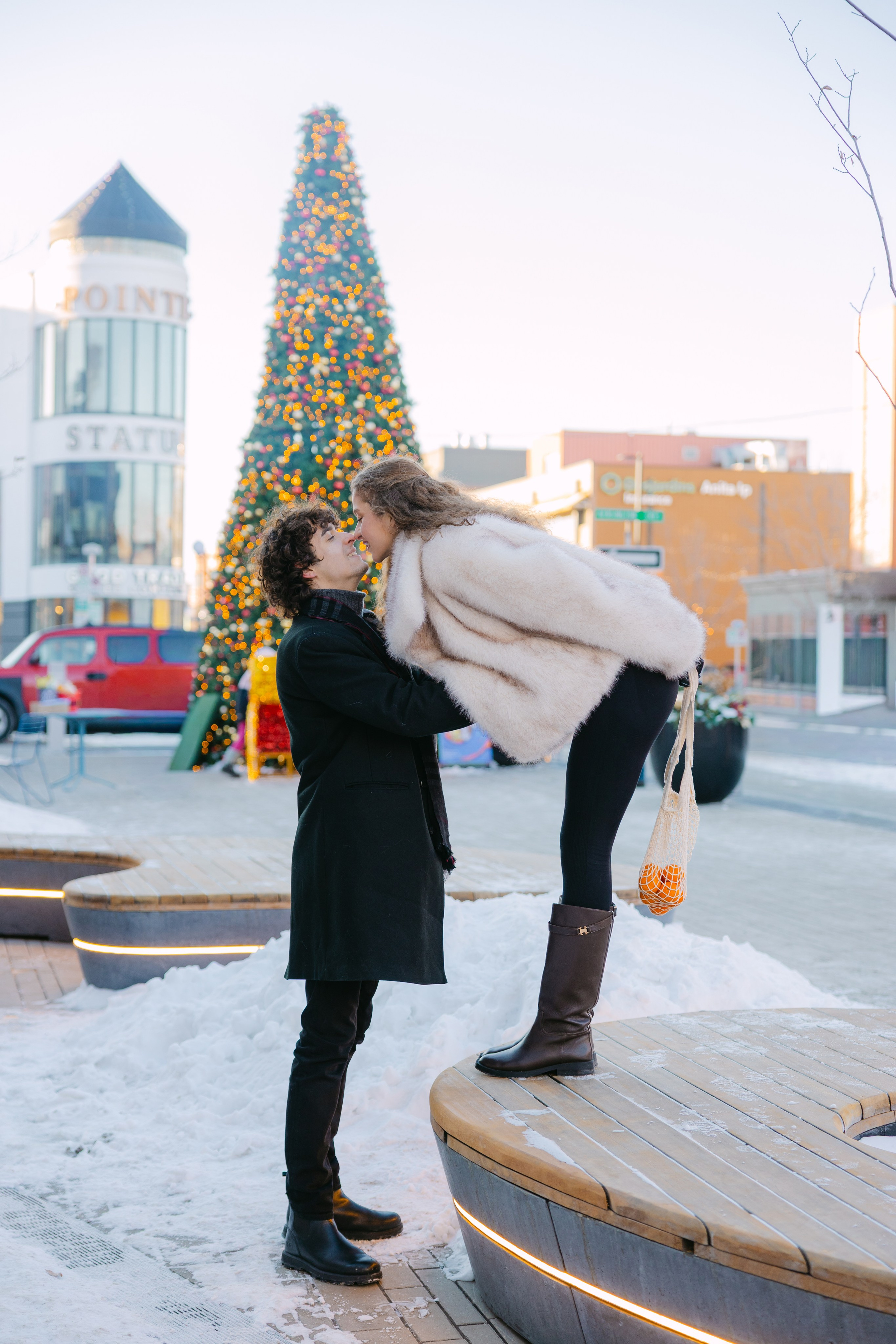 Christmas magic together. Home