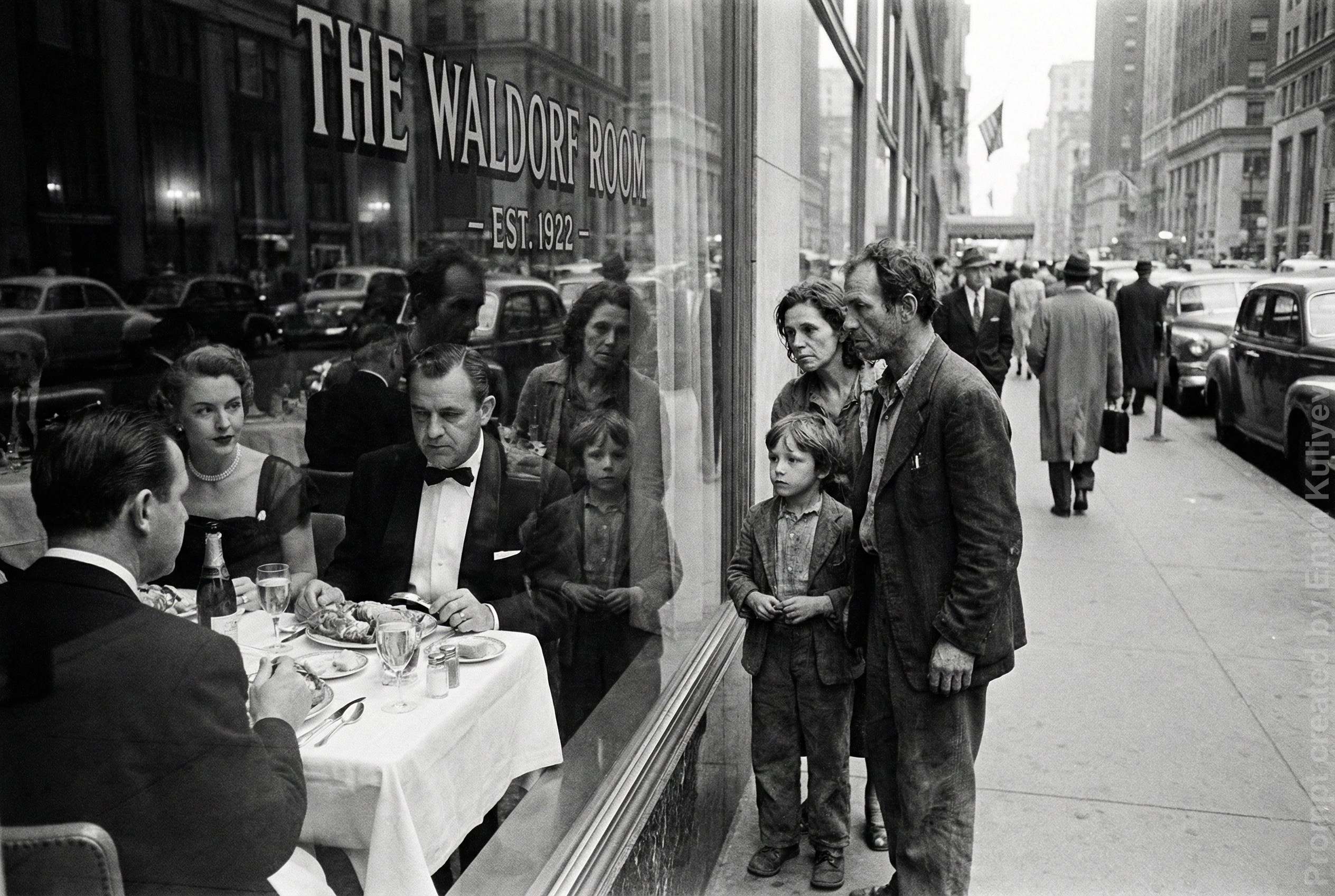 AI 1950s photo style test, vintage film look, realistic AI photography, retro image generation, learn my prompts in online class. Emin Kuliyev — Award-Winning Wedding Photojournalist NYC & USA | Best Wedding Photographer Known for Candid, Timeless Moments