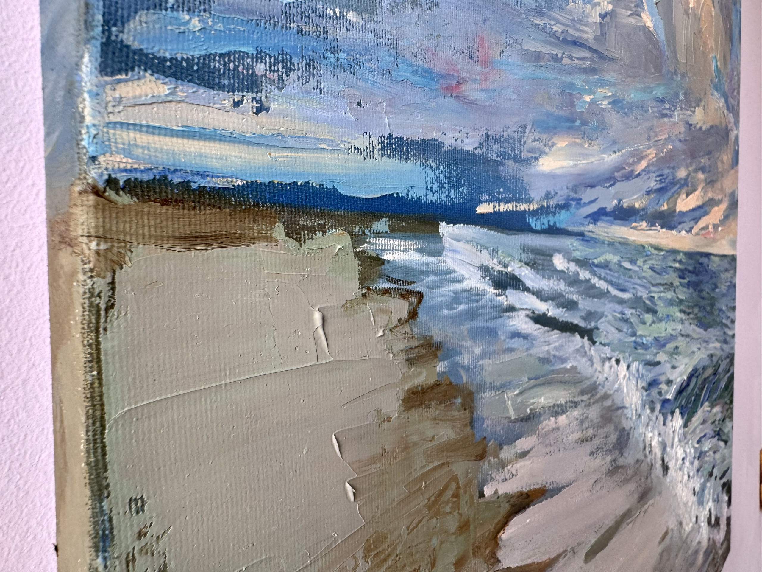 «Sea coast N.2». Художник живописец Савелова Ольга