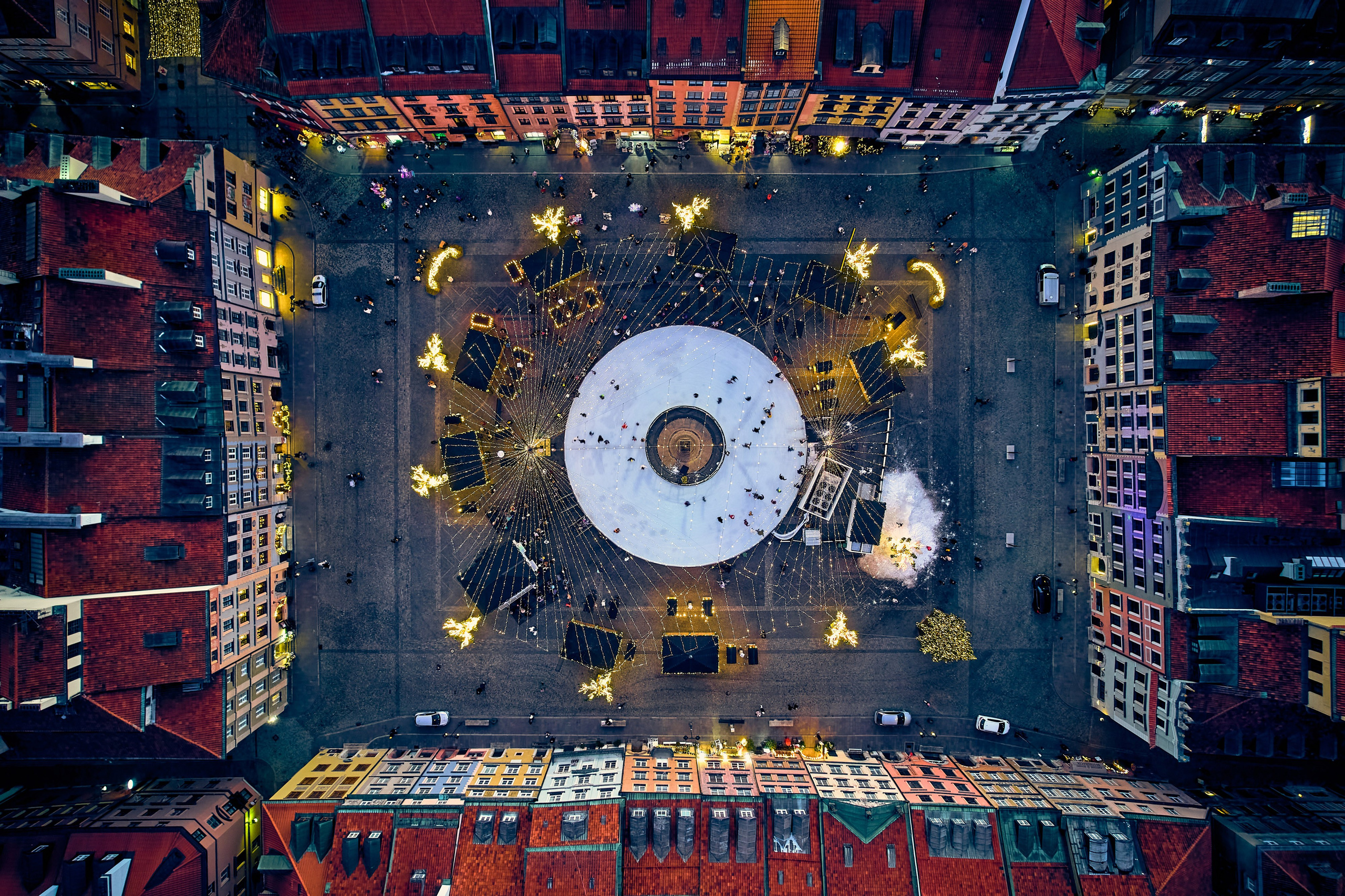 Lotnicza dronowa fotografia Warszawy - Miasto widziane z lotu ptaka. Андрей Шипилов — Фотография & Видеография