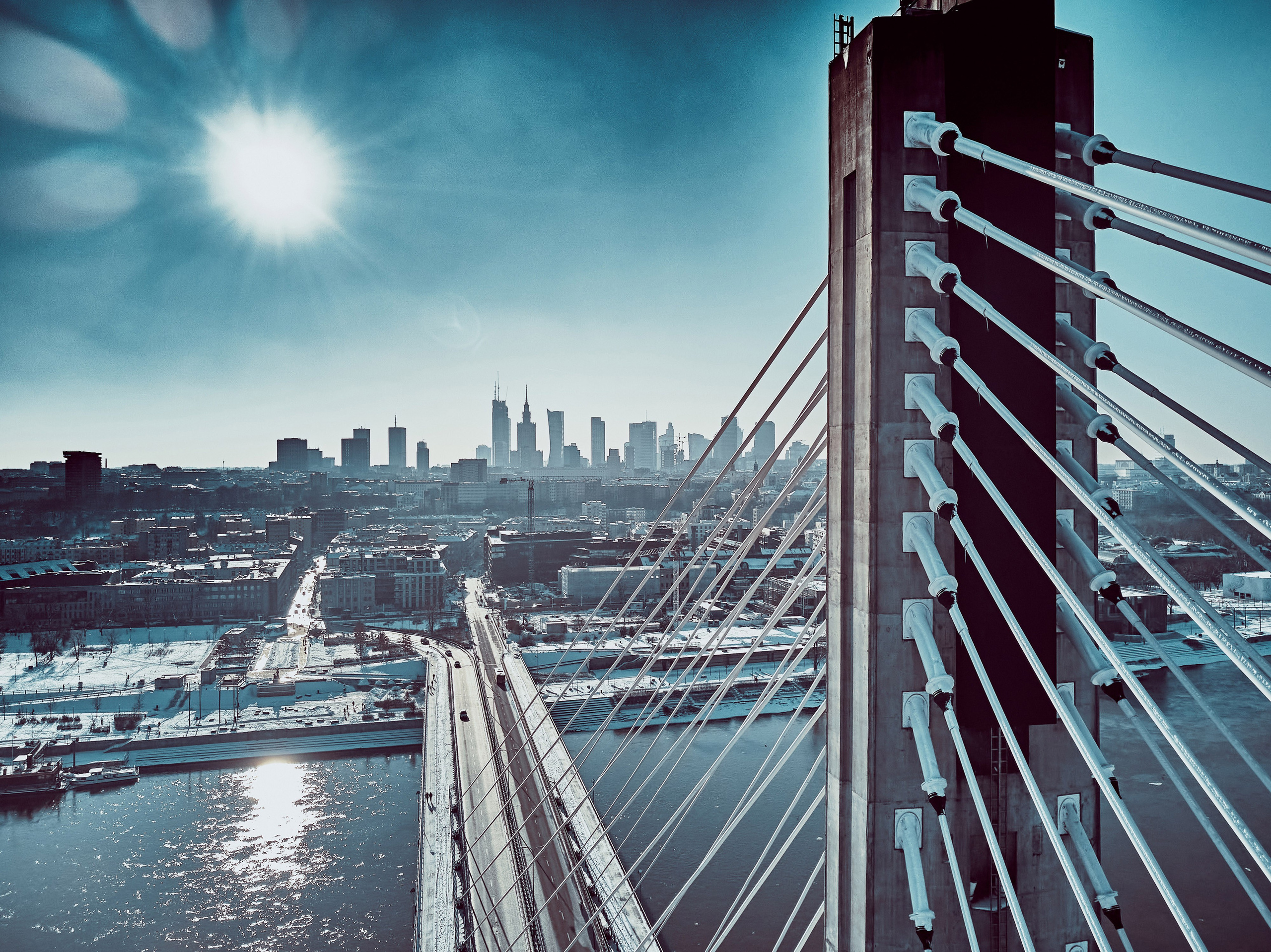 Lotnicza dronowa fotografia Warszawy - Miasto widziane z lotu ptaka. Андрей Шипилов — Фотография & Видеография