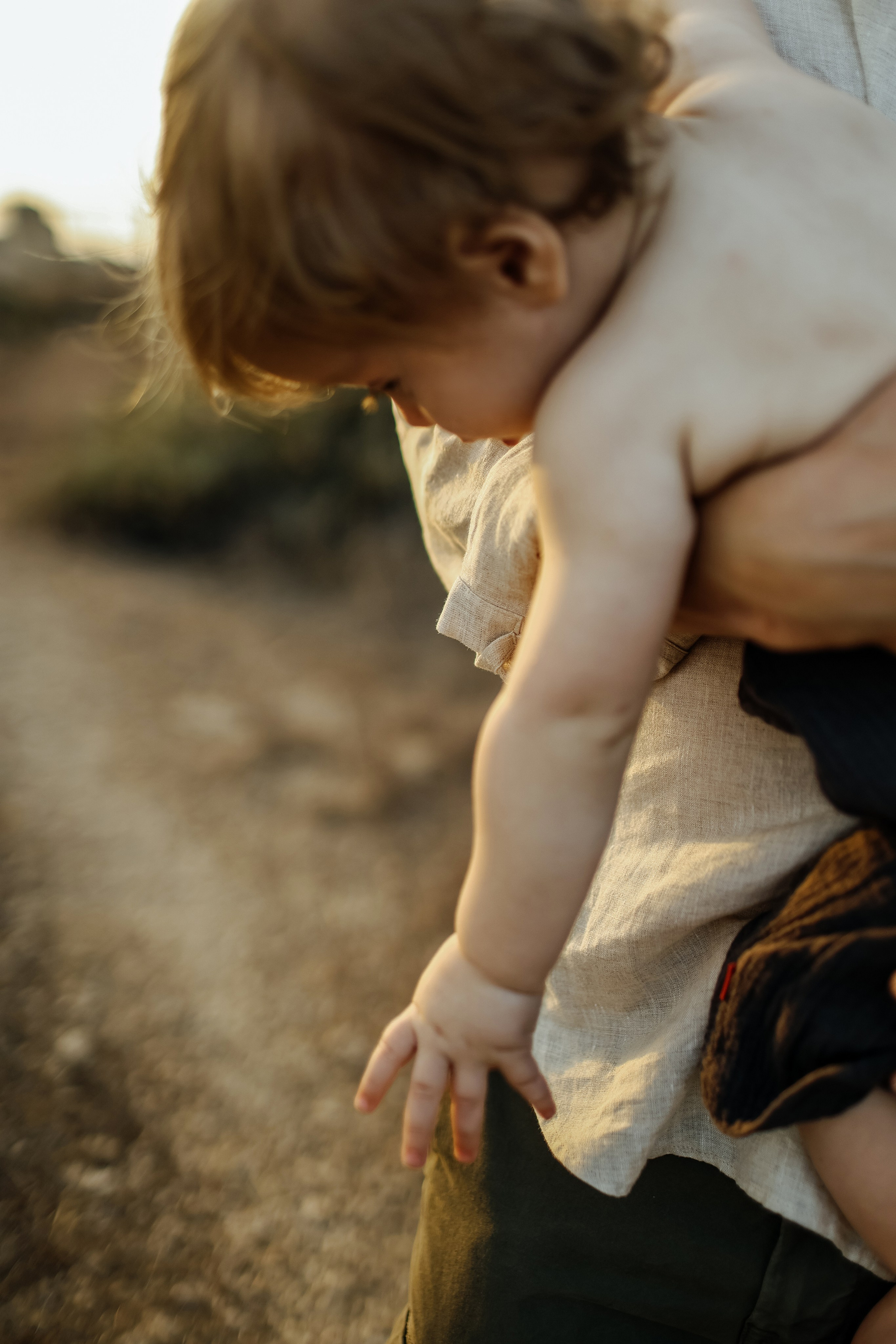 Little curls in Atlit. Family photographer in Israel