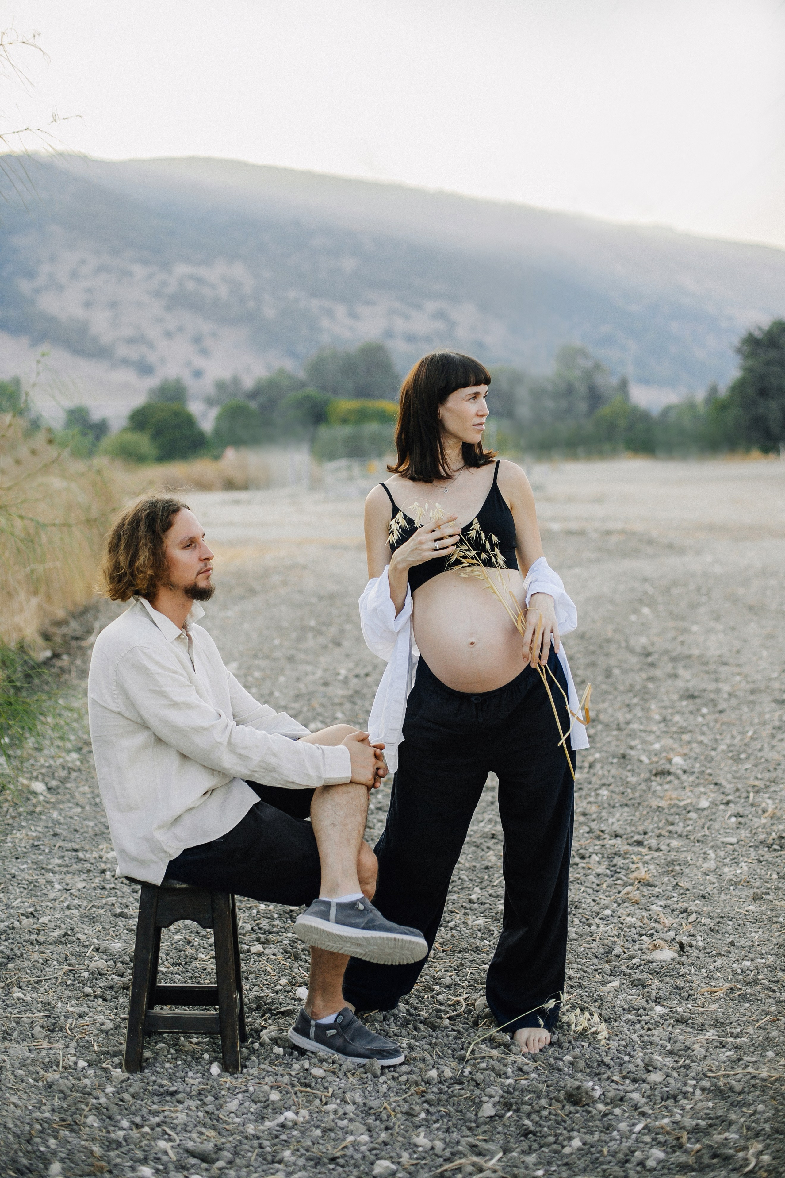 Kiryat Tivon field. Family photographer in Israel