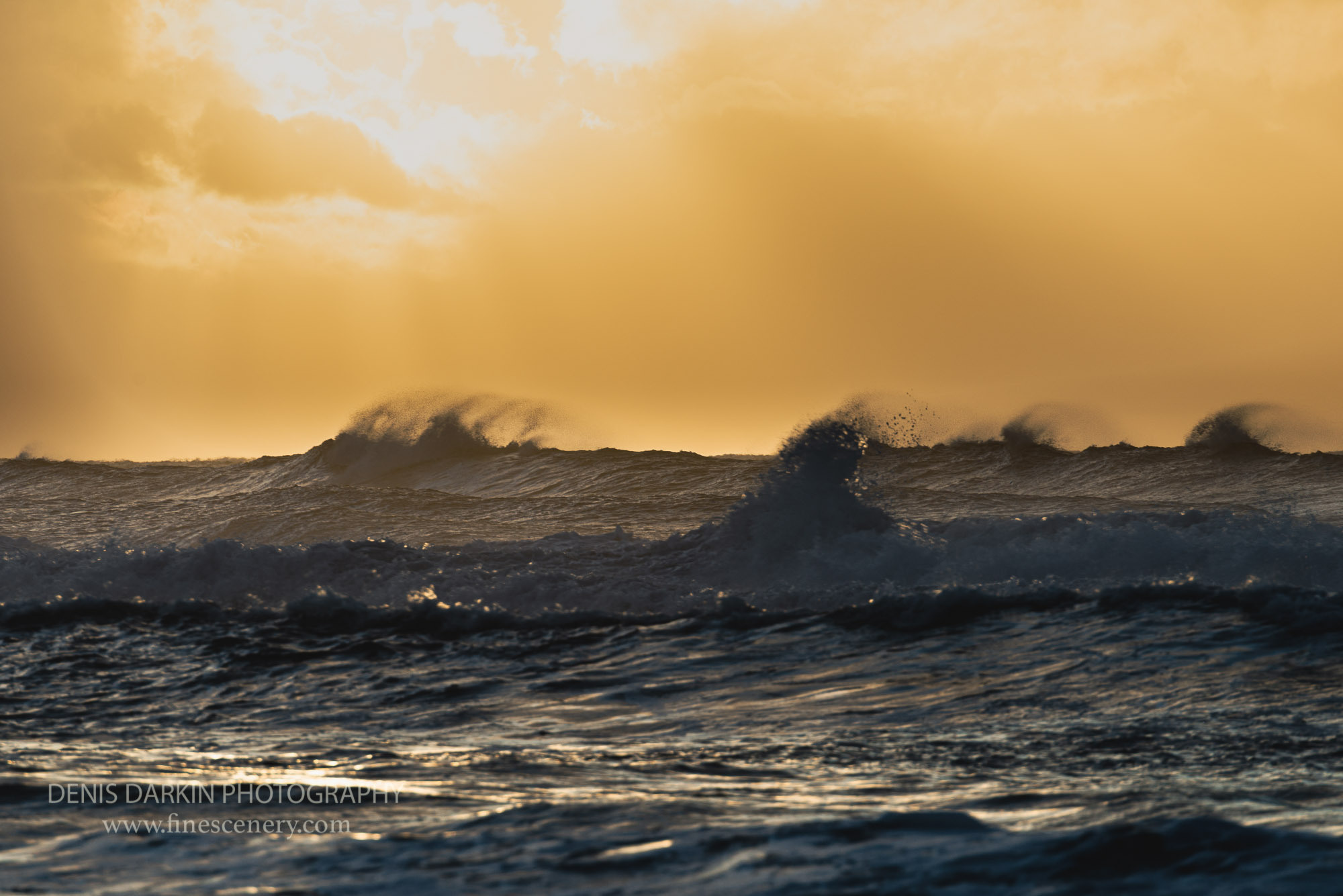 The power and beauty of waves. Denis Darkin scenic photography