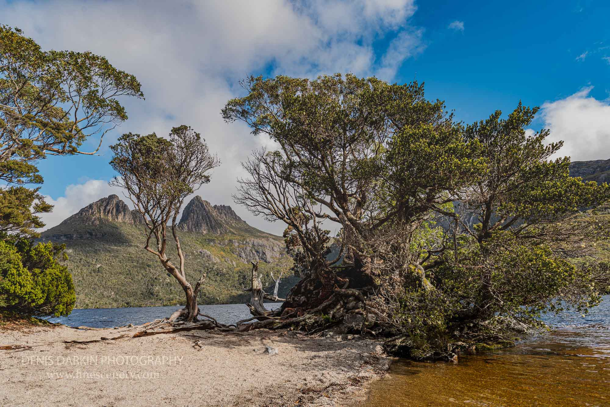 View on Cradle Mountain, lake Dove, Tasmania, Australia