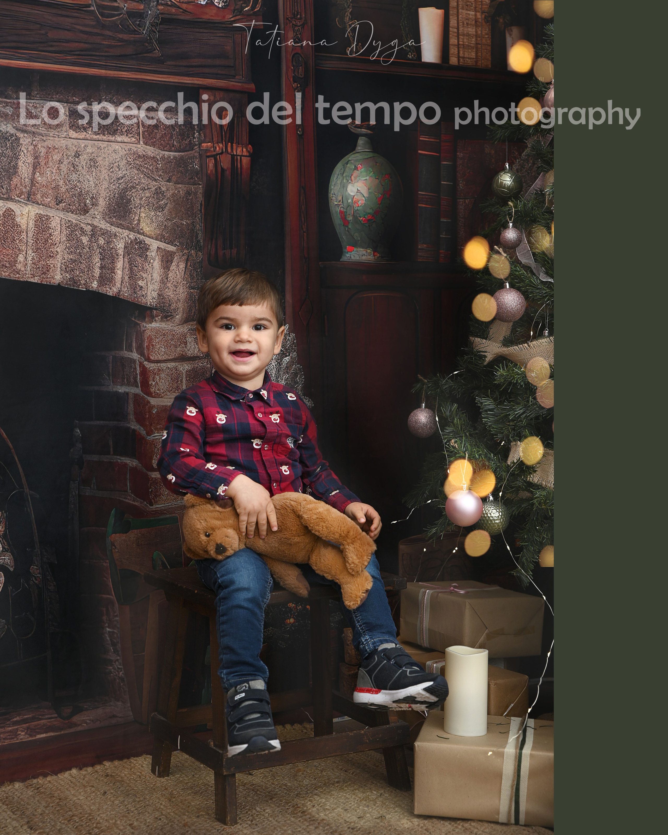 Mini sessioni «Cartolina di Natale». Lo specchio del tempo photography