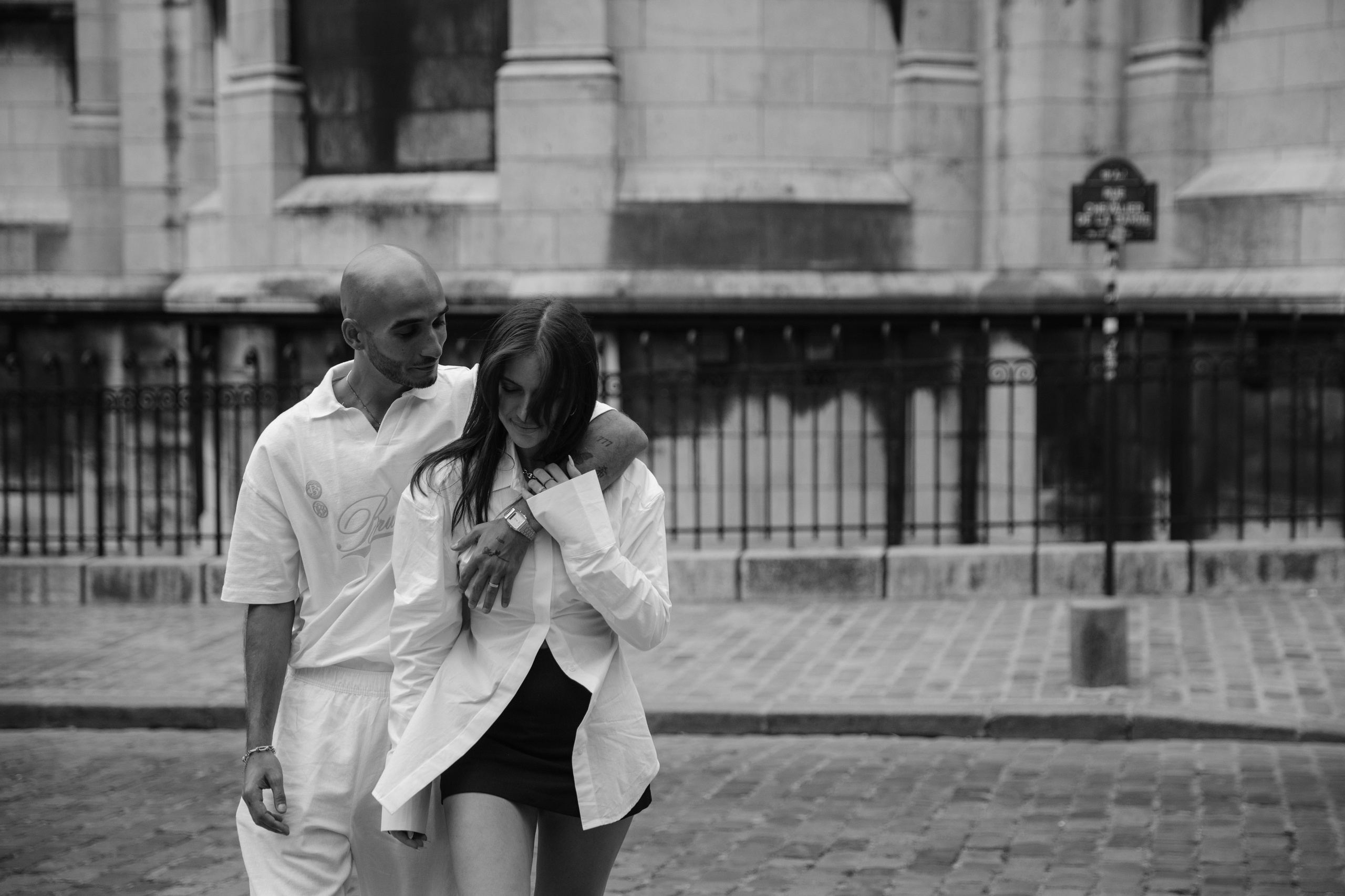 Tim & Pauline — A Parisian Stroll Photoshoot. Свадебный фотограф в Париже