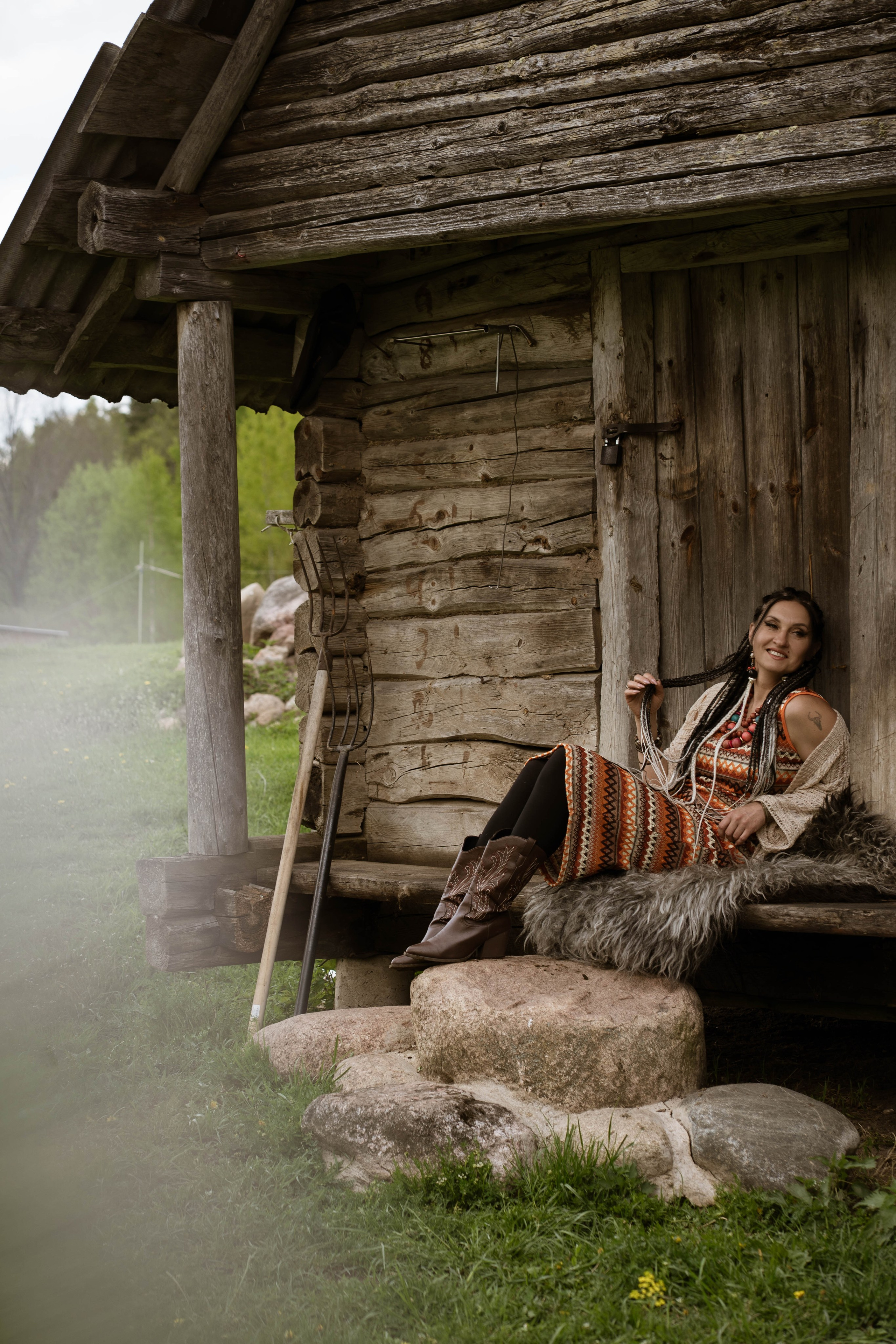 Inga ir jos ferma. Fotografija — Olga Bojarin