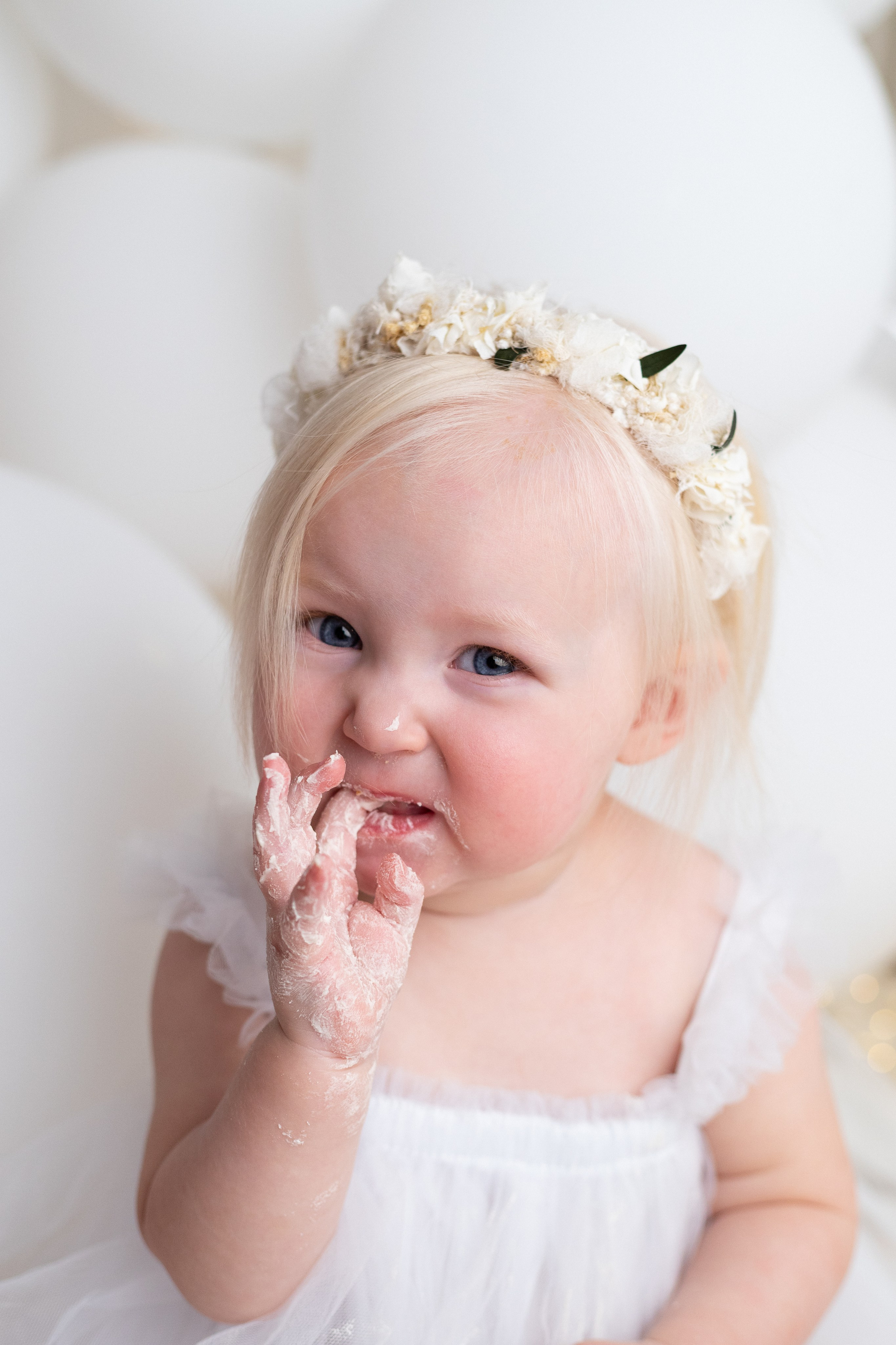 Birthday. Mary Newborn Photo