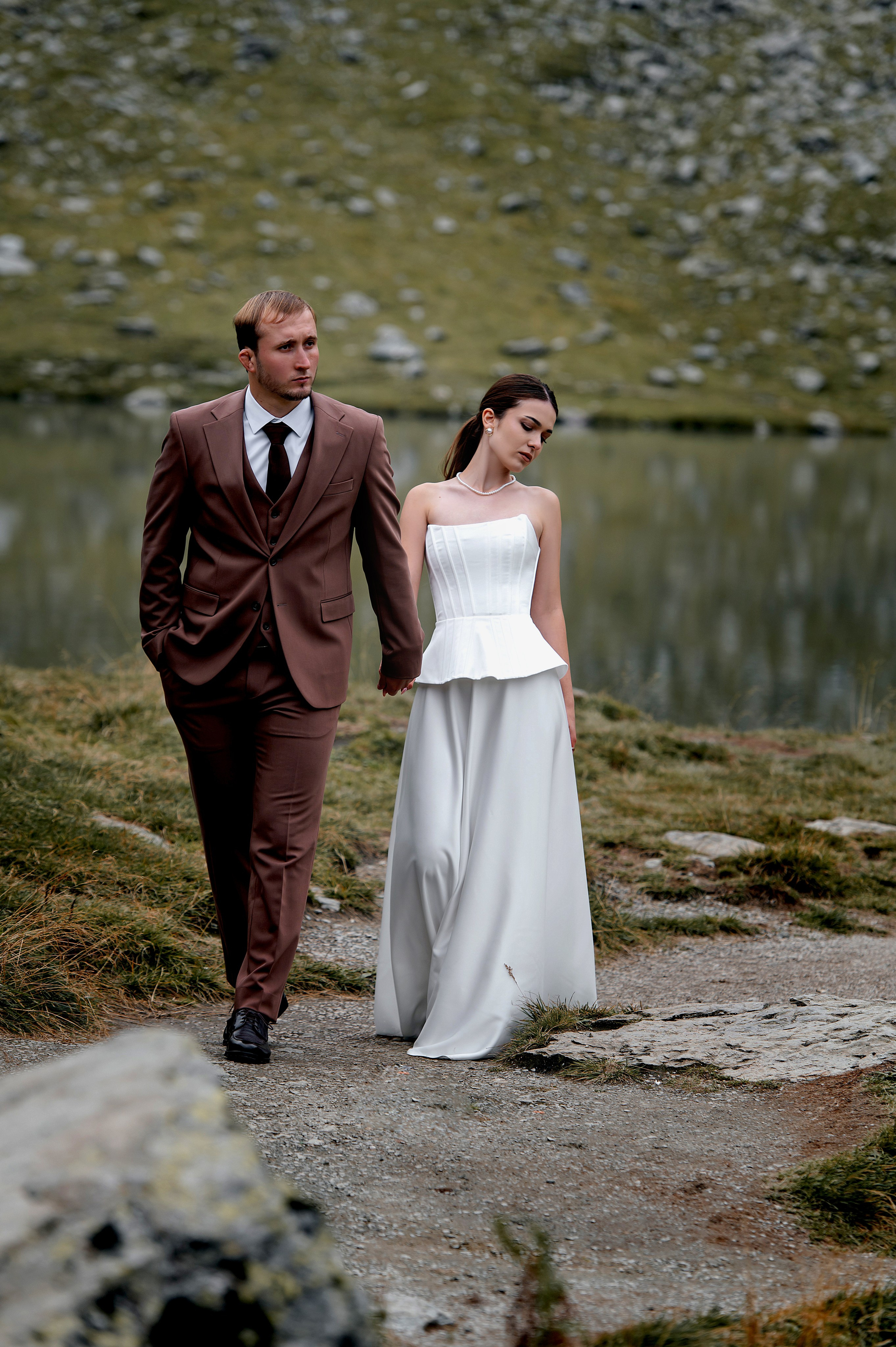 Lacul Bâlea, România. Victoria & Grigorie. Wedding photographer from Moldova Alexey Chipchiu