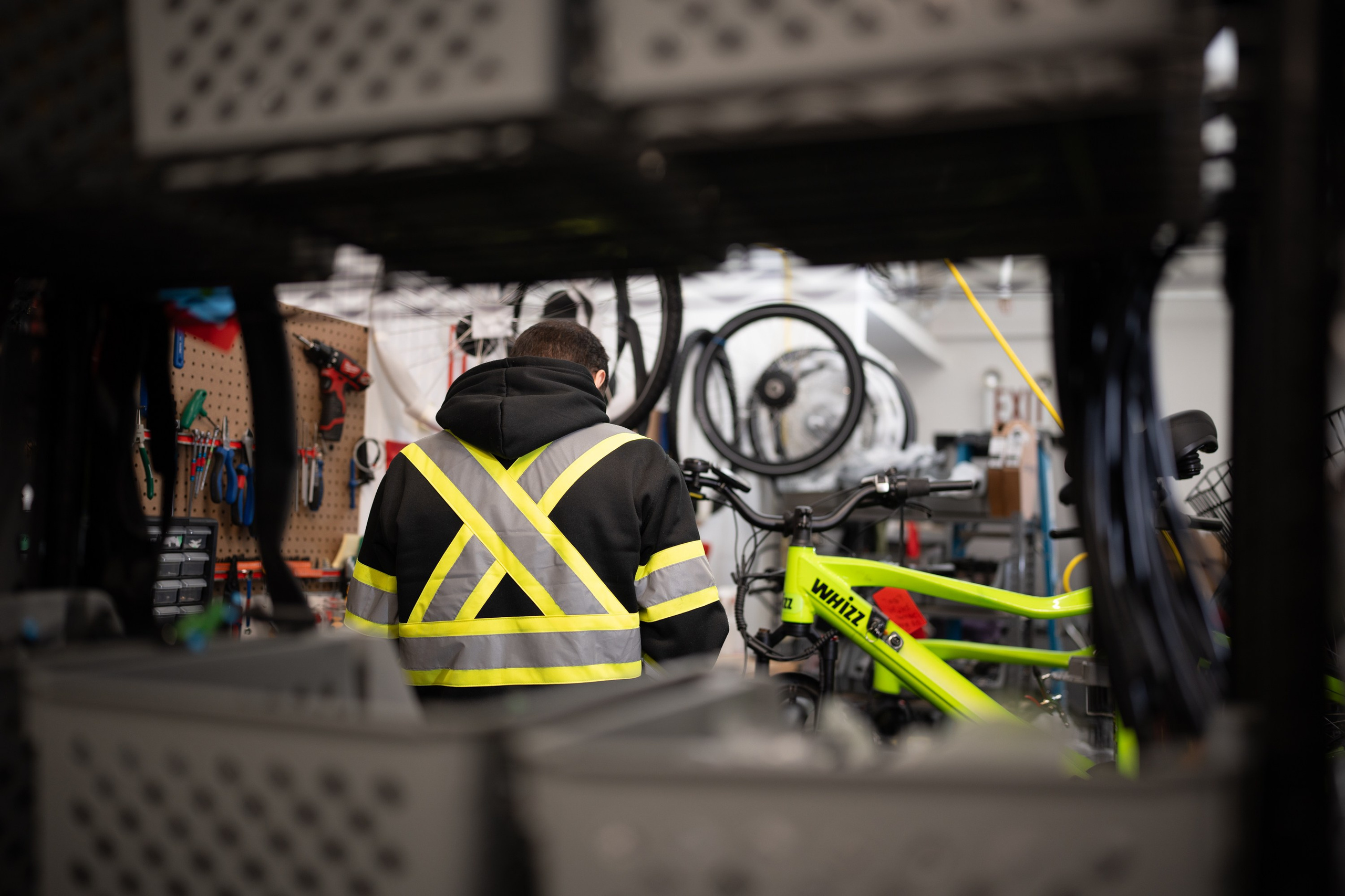 Photo for a bicycle rental company. Portrait and wedding photographer in New York