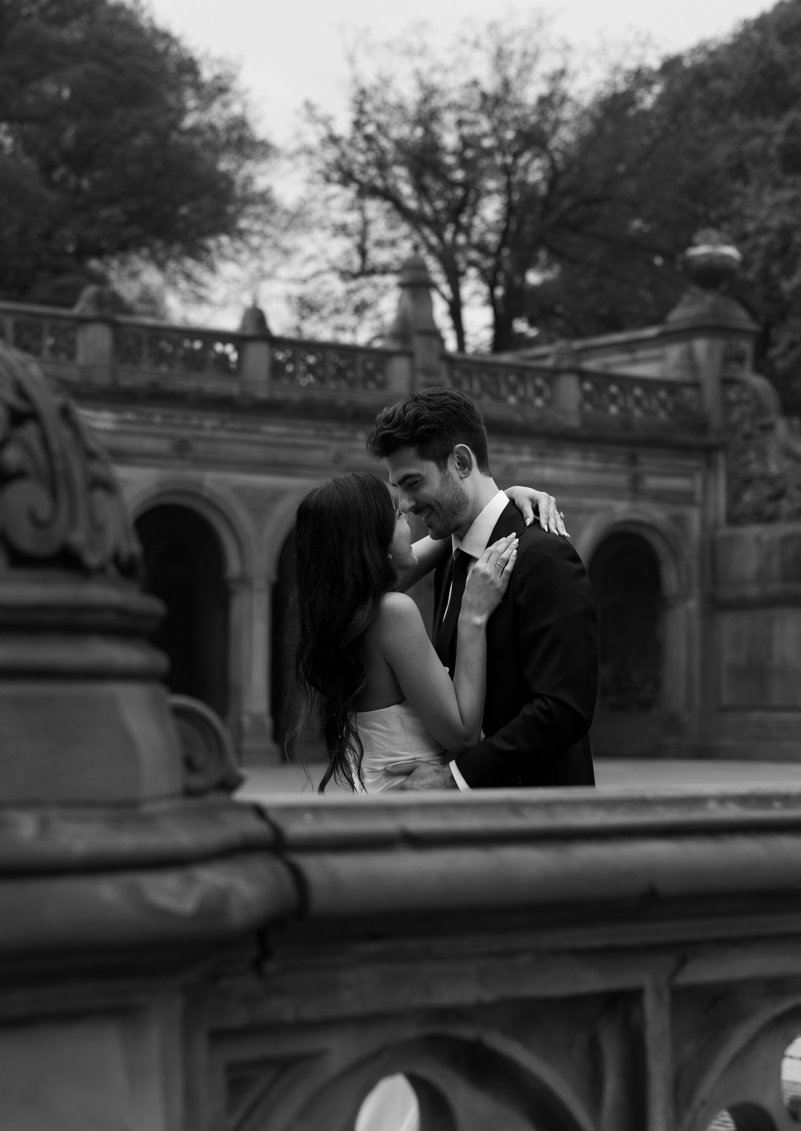 Engagement in Central Park. Photographer Anastasia Nagibina