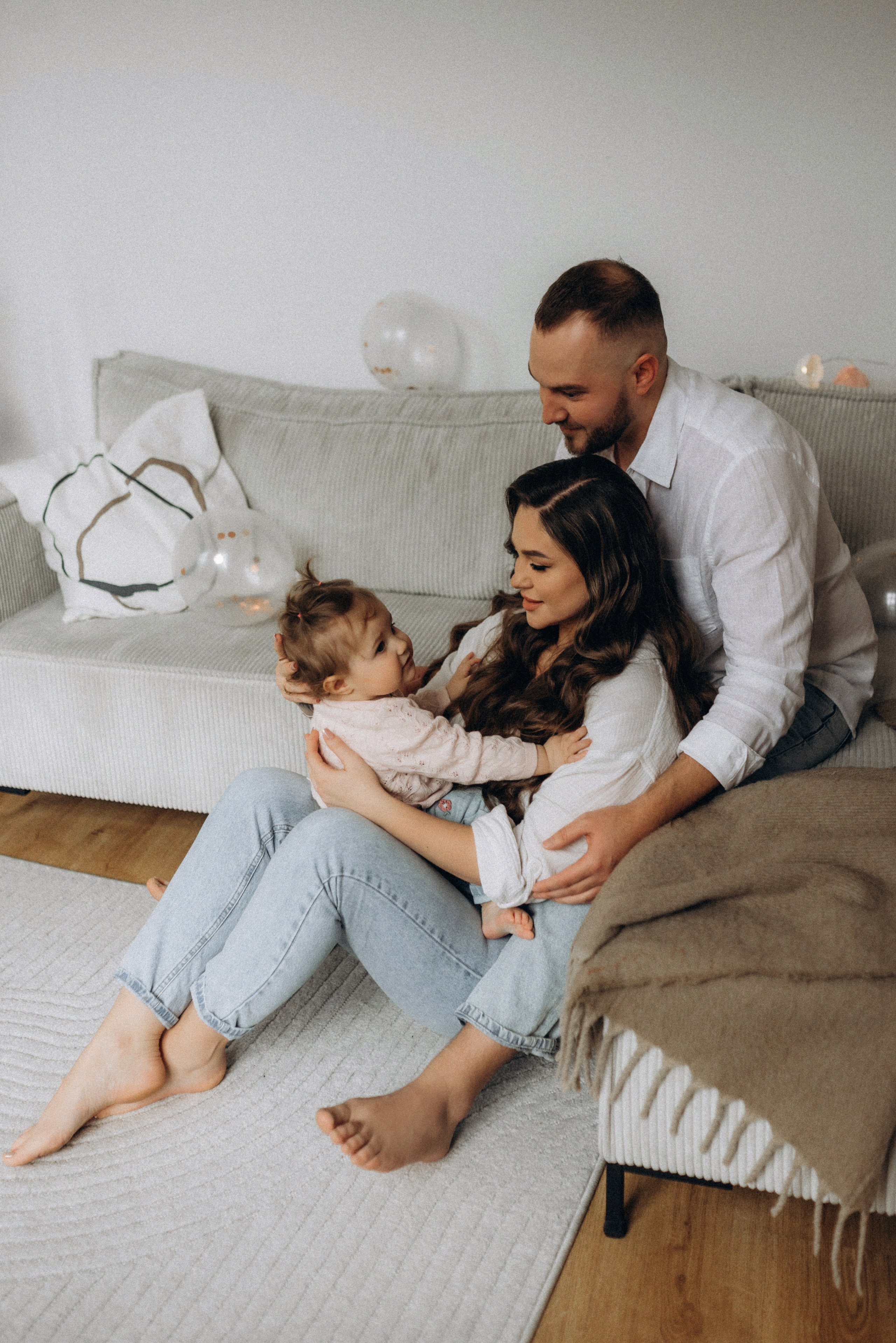1 year old at home. Семейный фотограф Лейпциг, Германия