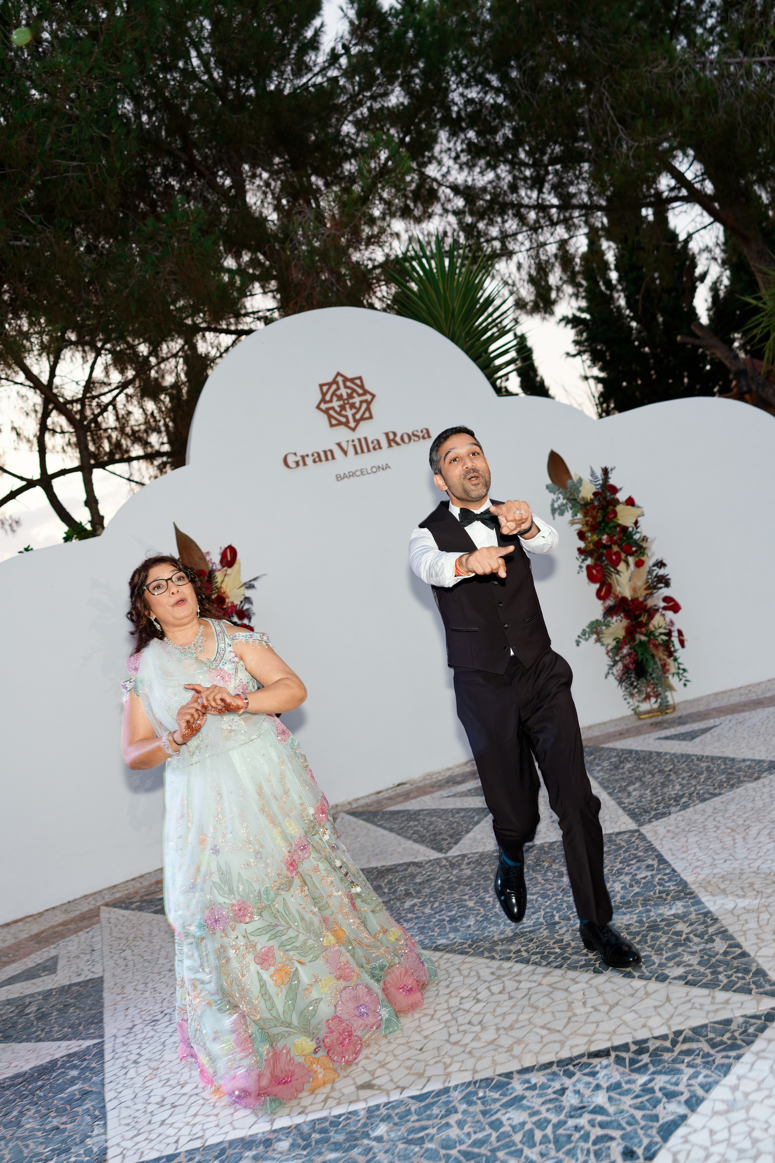 Indian wedding at Gran Villa Rosa, Barcelona