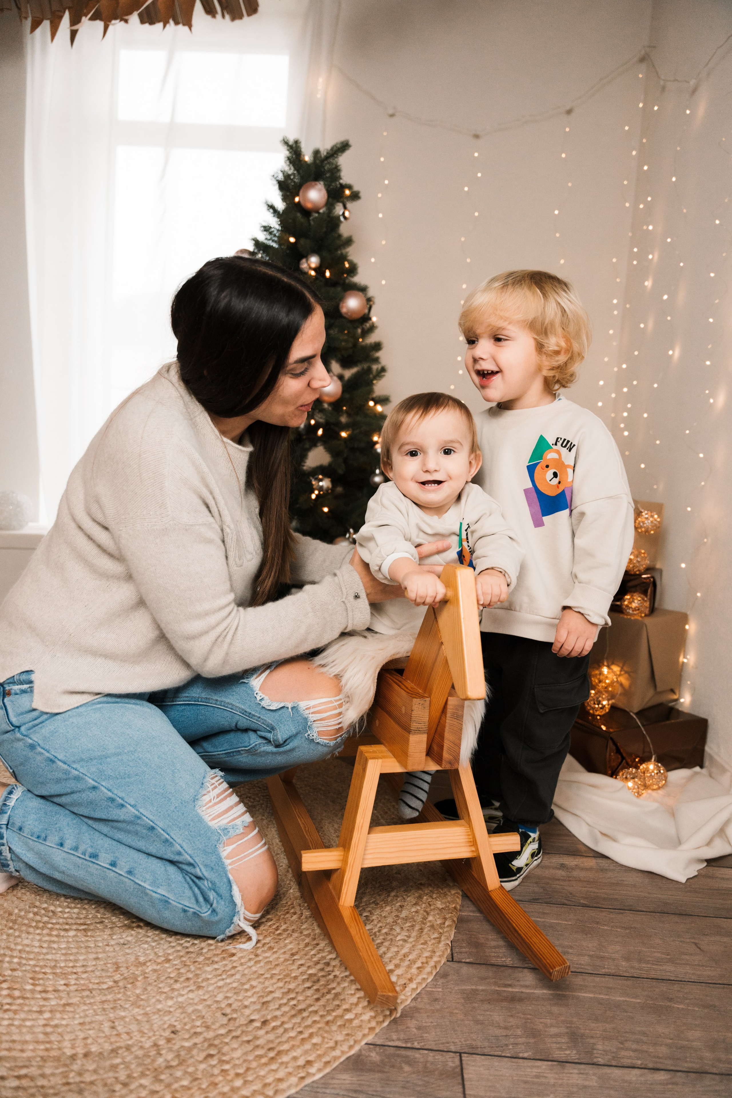 Christmas Studio Photoshoot. Elena Seewald