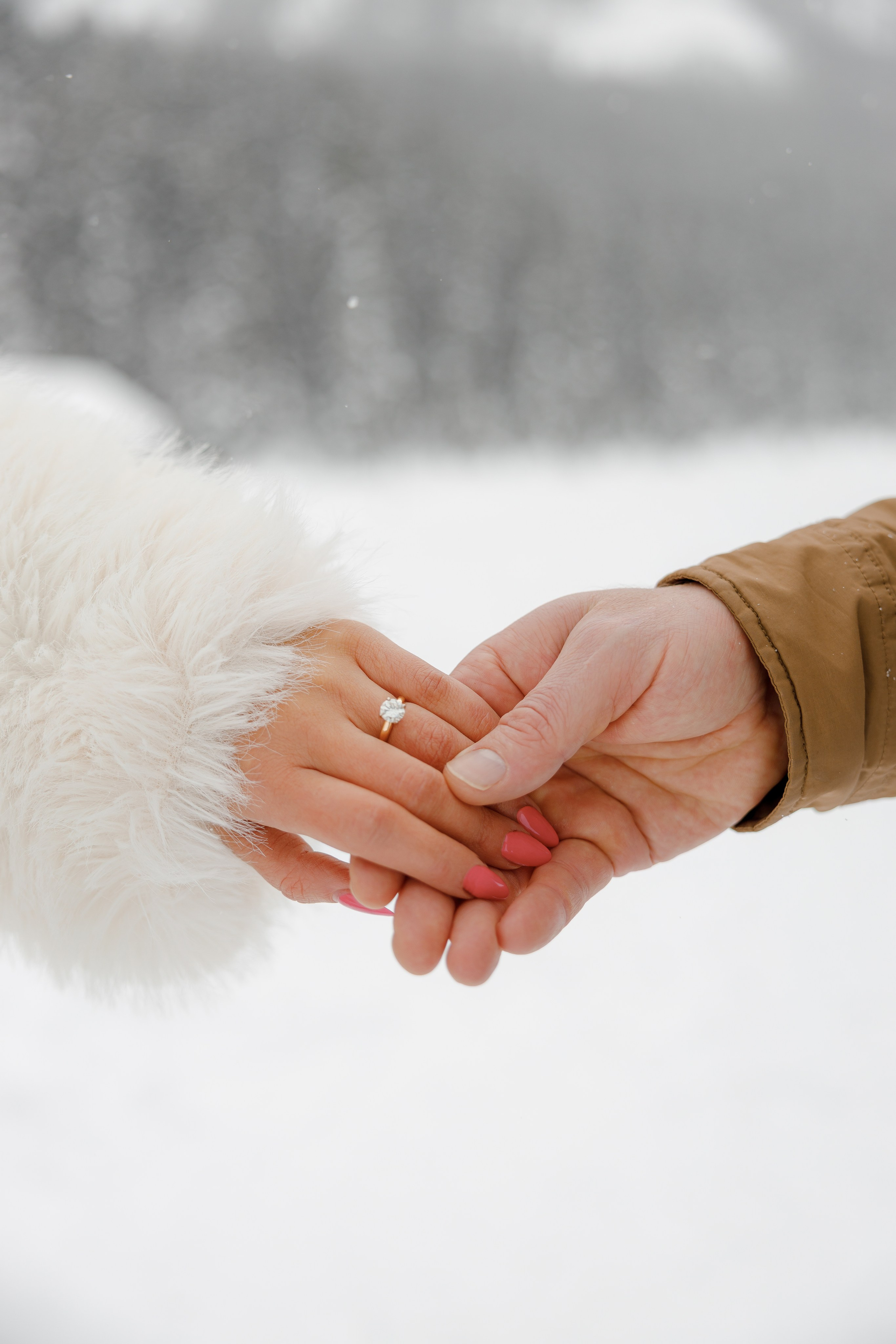 Lake Louise engagement session. Home