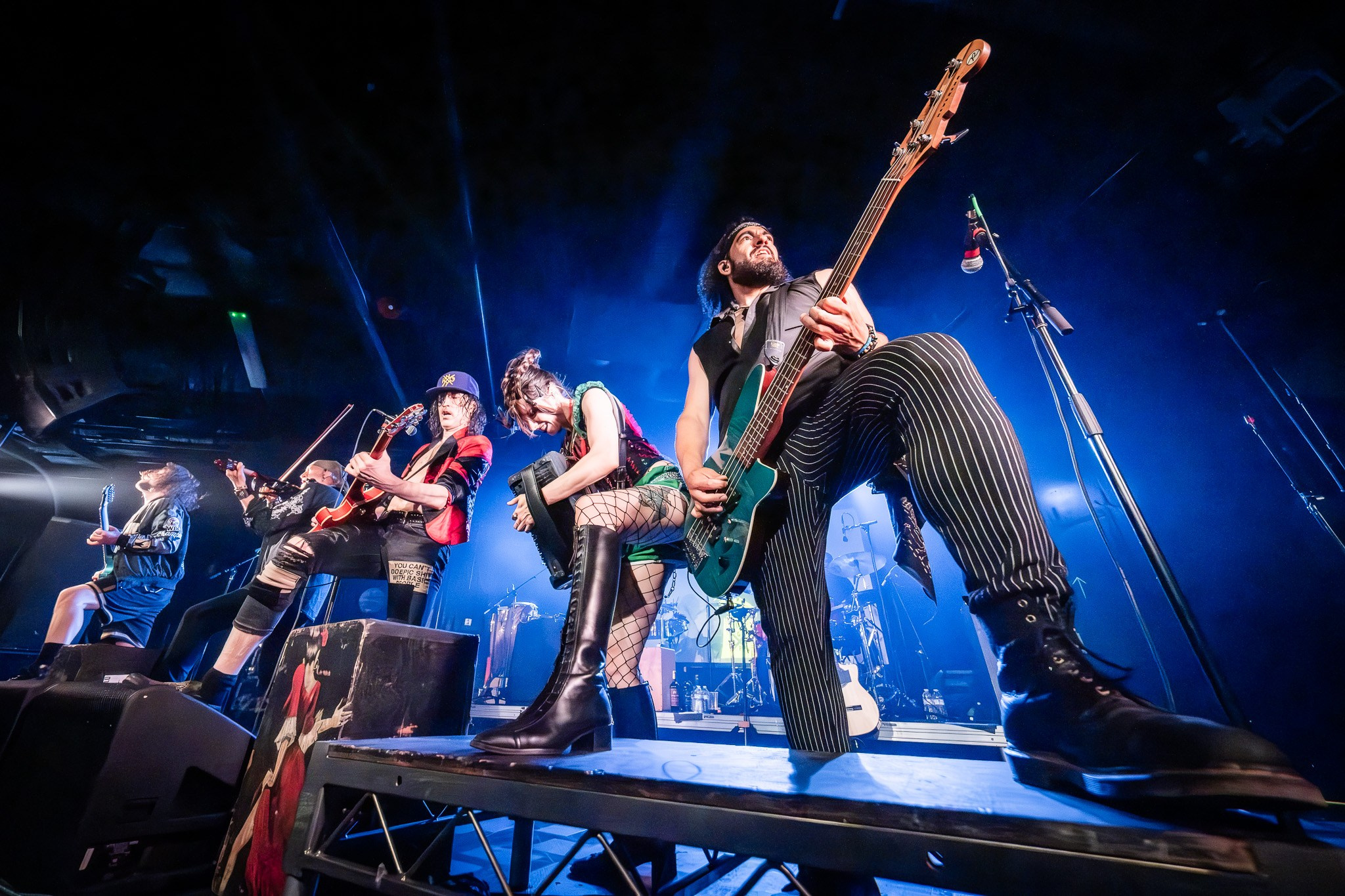 GOGOL BORDELLO / SACRAMENTO. Reportage concert portrait photography in the San Francisco Bay Area