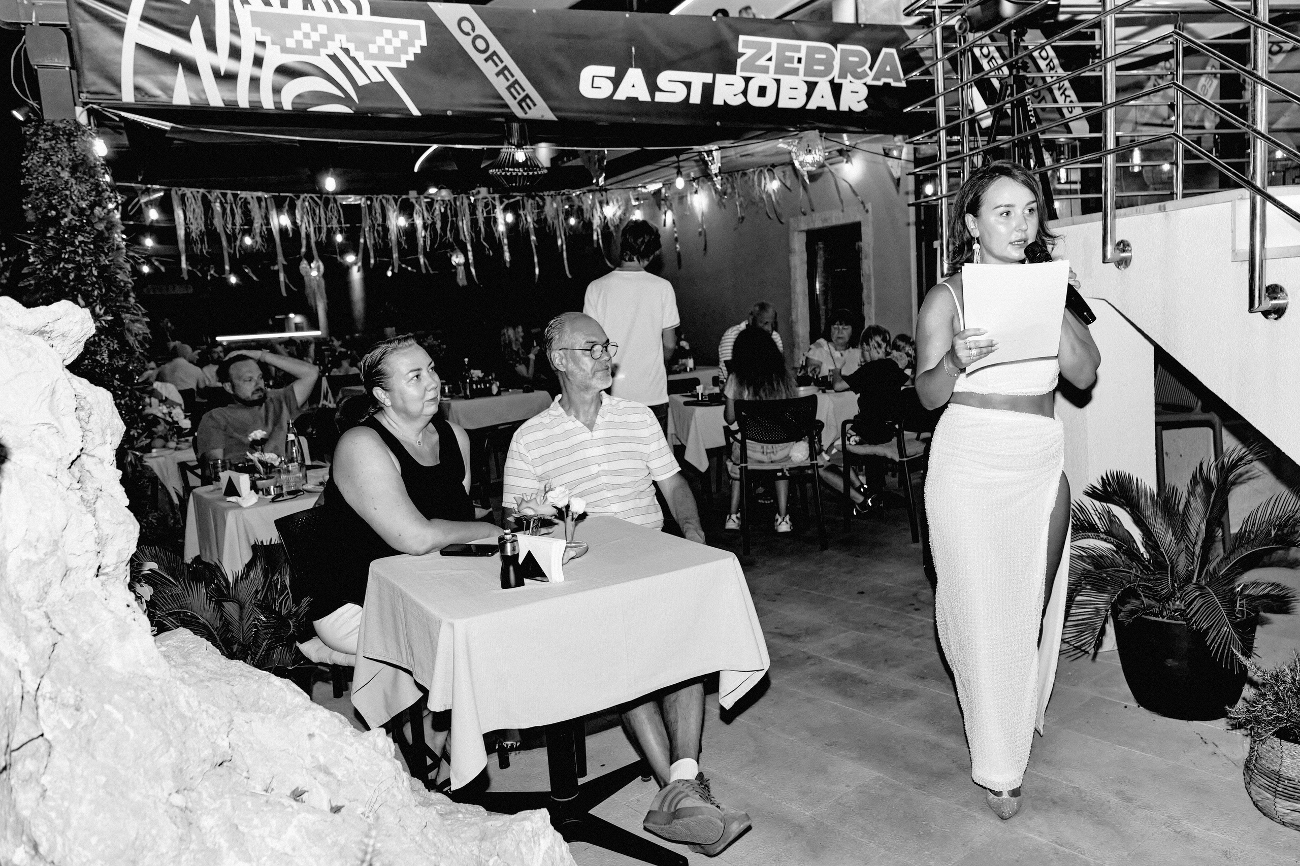 Photo report from the Zebra Restaurant’s birthday celebration. Becici, Montenegro. Photographer, photo artist Alena Novgorodtseva