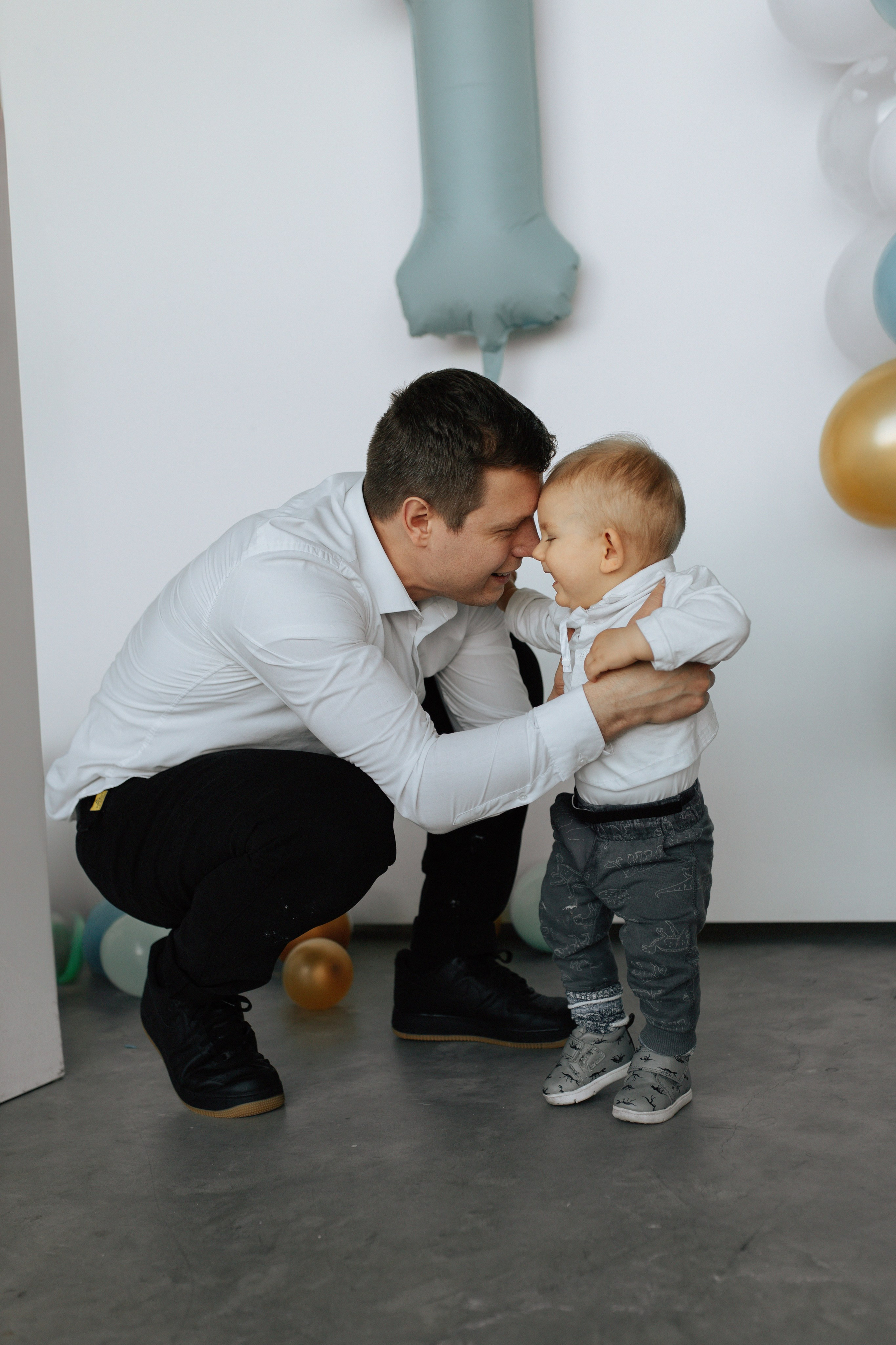 Aleksandr’s first birthday. Home