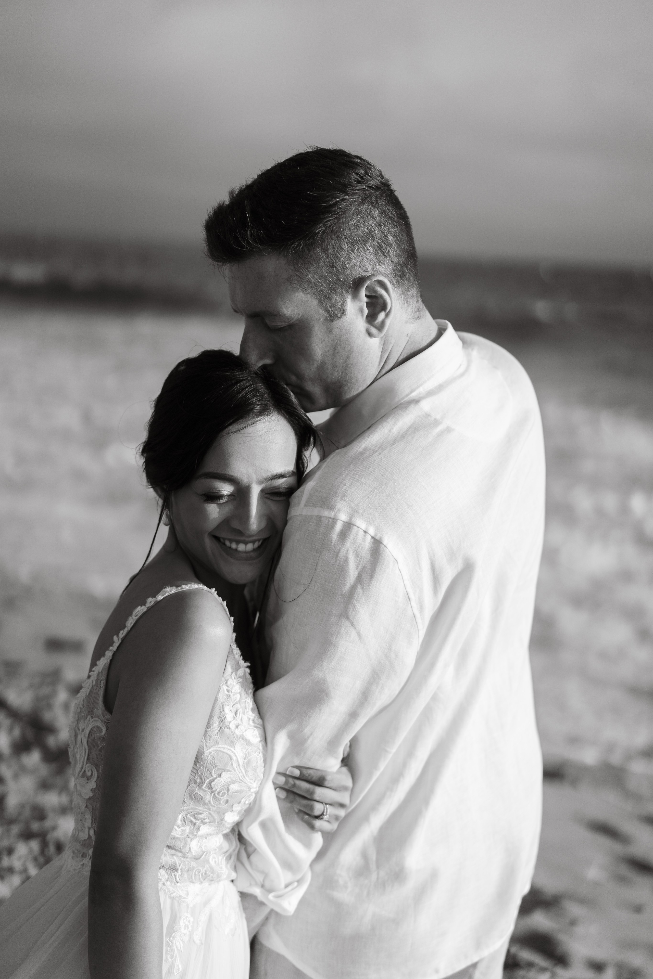 Santa Monica beach sunset elopement. Cinematic Wedding & Elopement Photography in Los Angeles | Inspired by Indie Film & Real Life