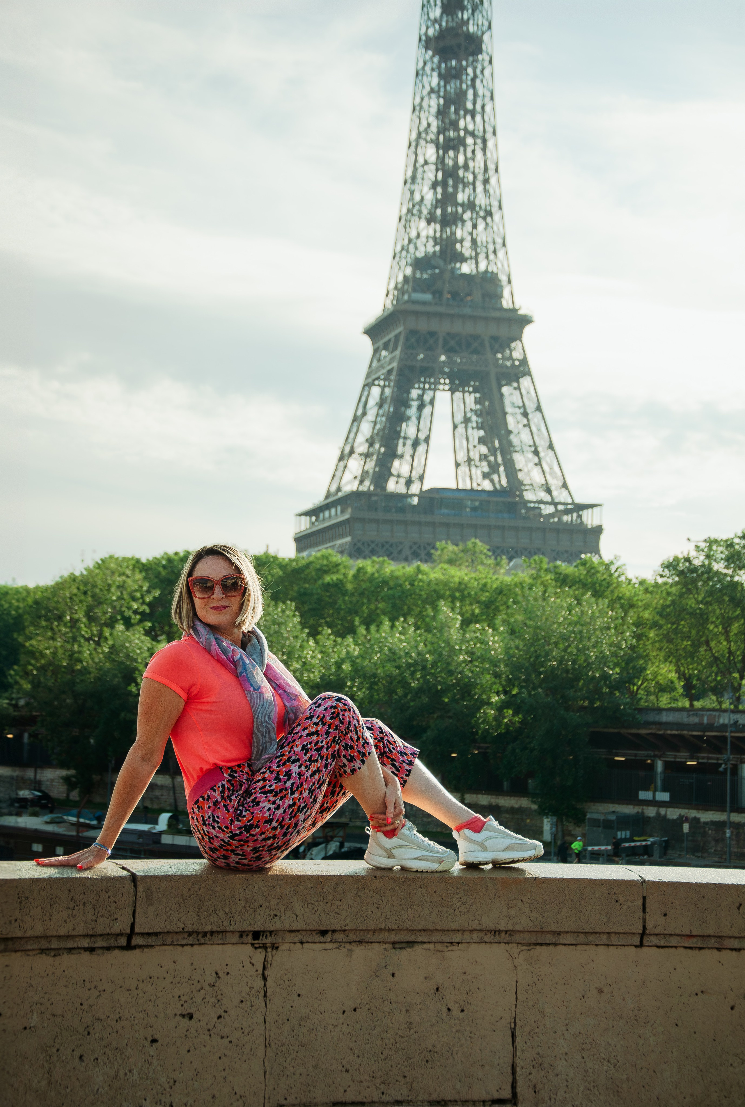 Фотосессия подруг на мосту Бир-Акейм. Фотограф в Париже Полина Осипова