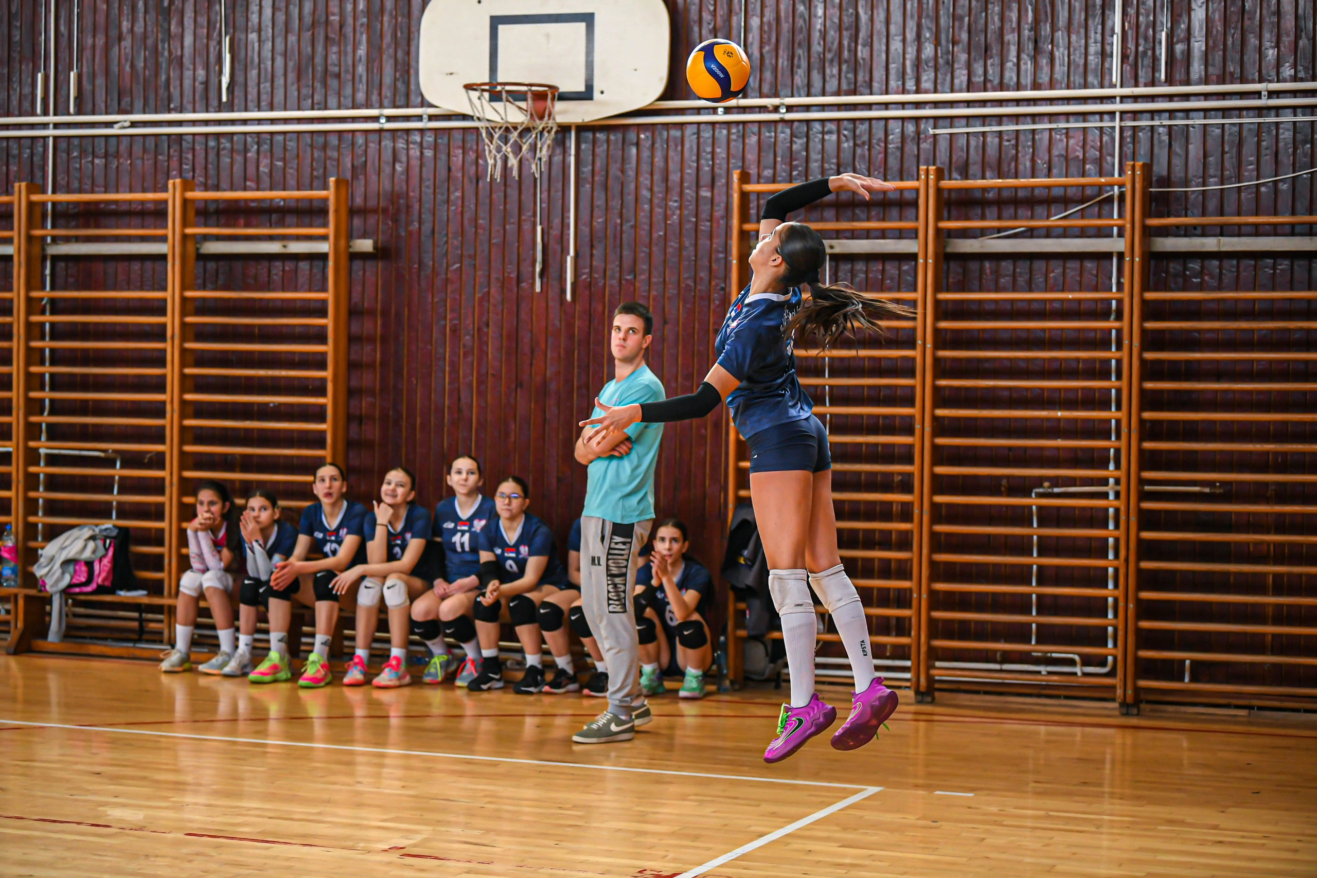 Odbojka 22.03.  Radnicki KG — BlockVolley JAG. Foto Simic Jagodina