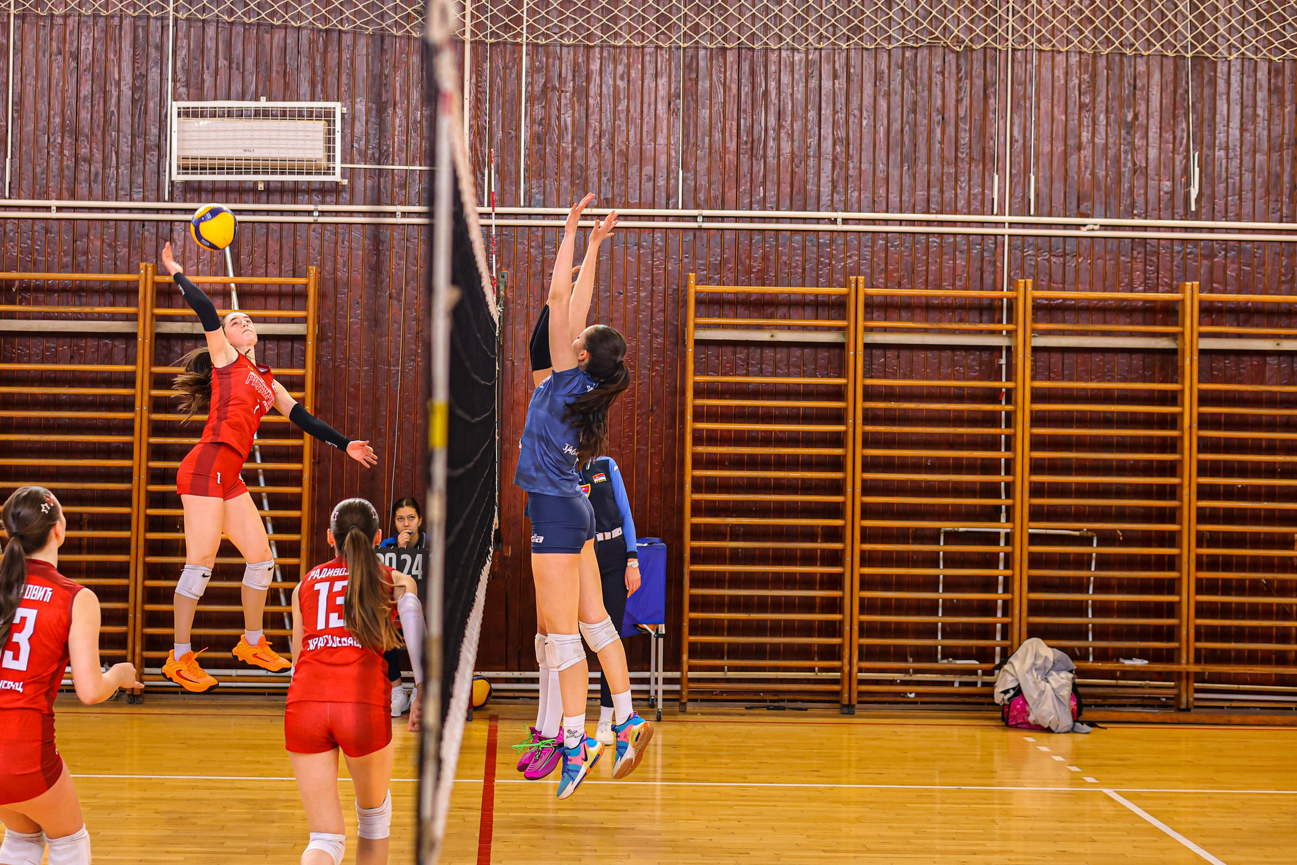 Odbojka 22.03.  Radnicki KG — BlockVolley JAG. Foto Simic Jagodina