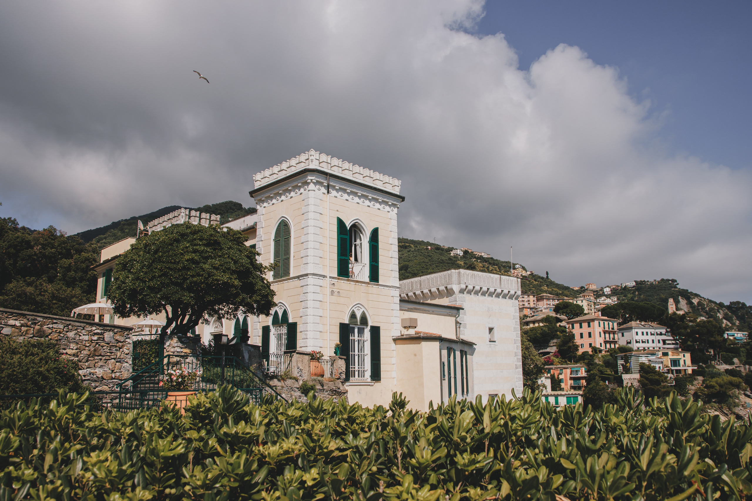 Canevaro castle in Zoagli Liguria wedding location