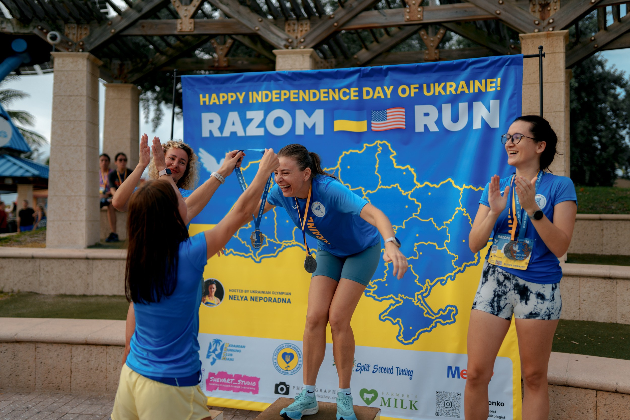 RAZOM RUN. ФОТОГРАФ ФЛОРИДА МАЙАМИ