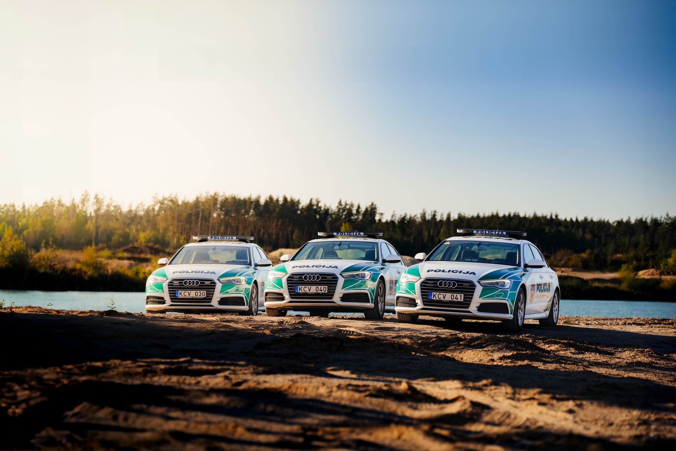 Police Cars. OnePIXEL