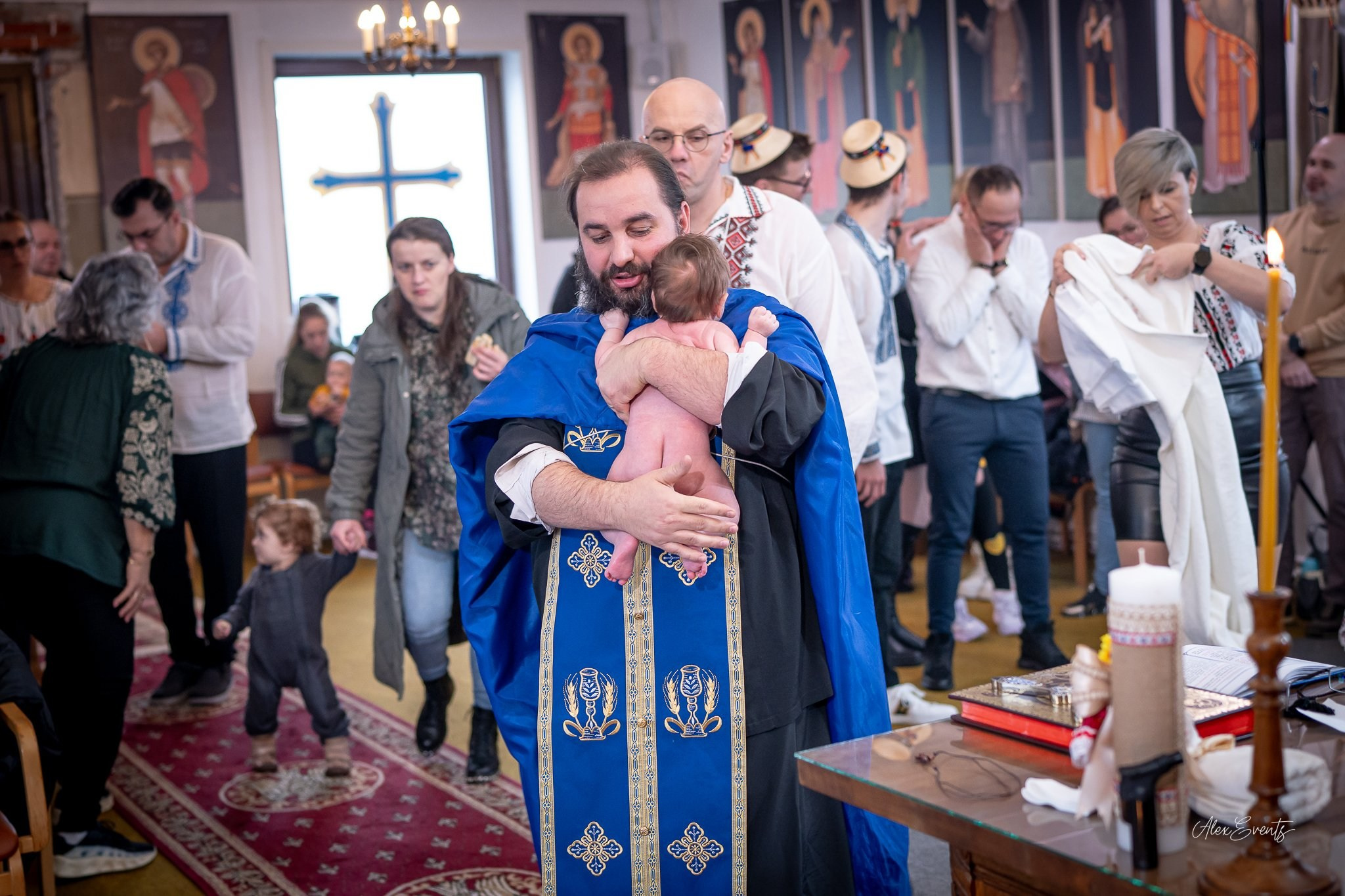 Elara' baptism — Agerbæk Church. AlexEvents | Wedding and Baptism Photographer & Videographer in Denmark and Germany