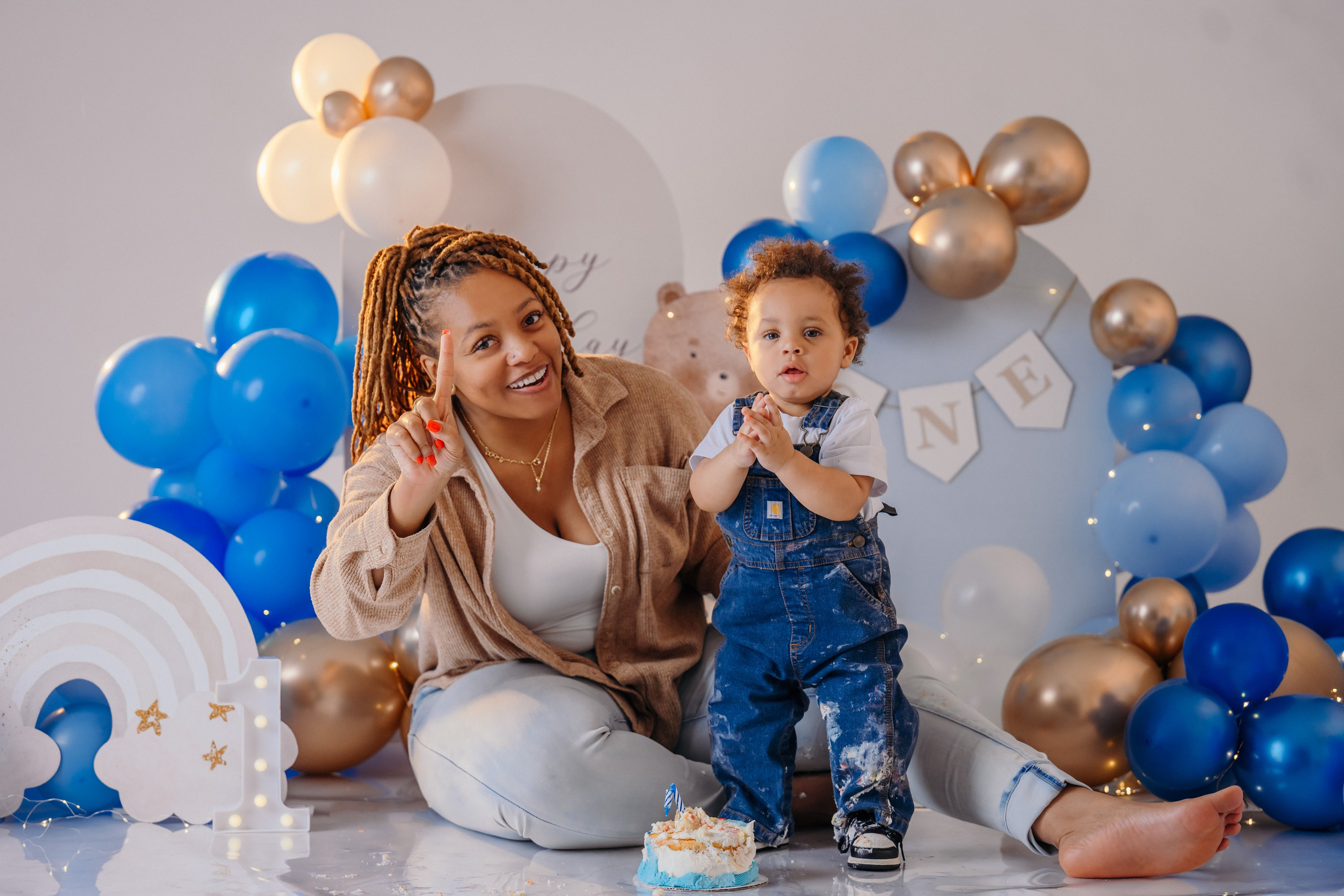 Happy Baby. Wedding, maternity and family photographer in Charlotte Tasha Minn