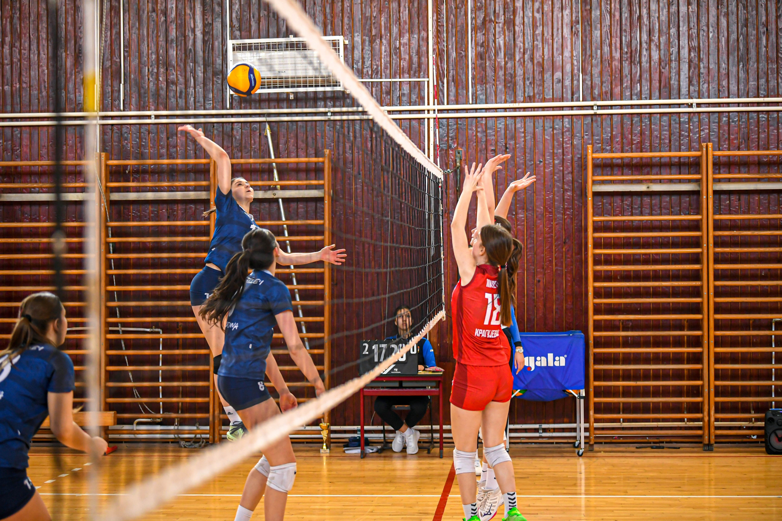 Odbojka 22.03.  Radnicki KG — BlockVolley JAG. Foto Simic Jagodina