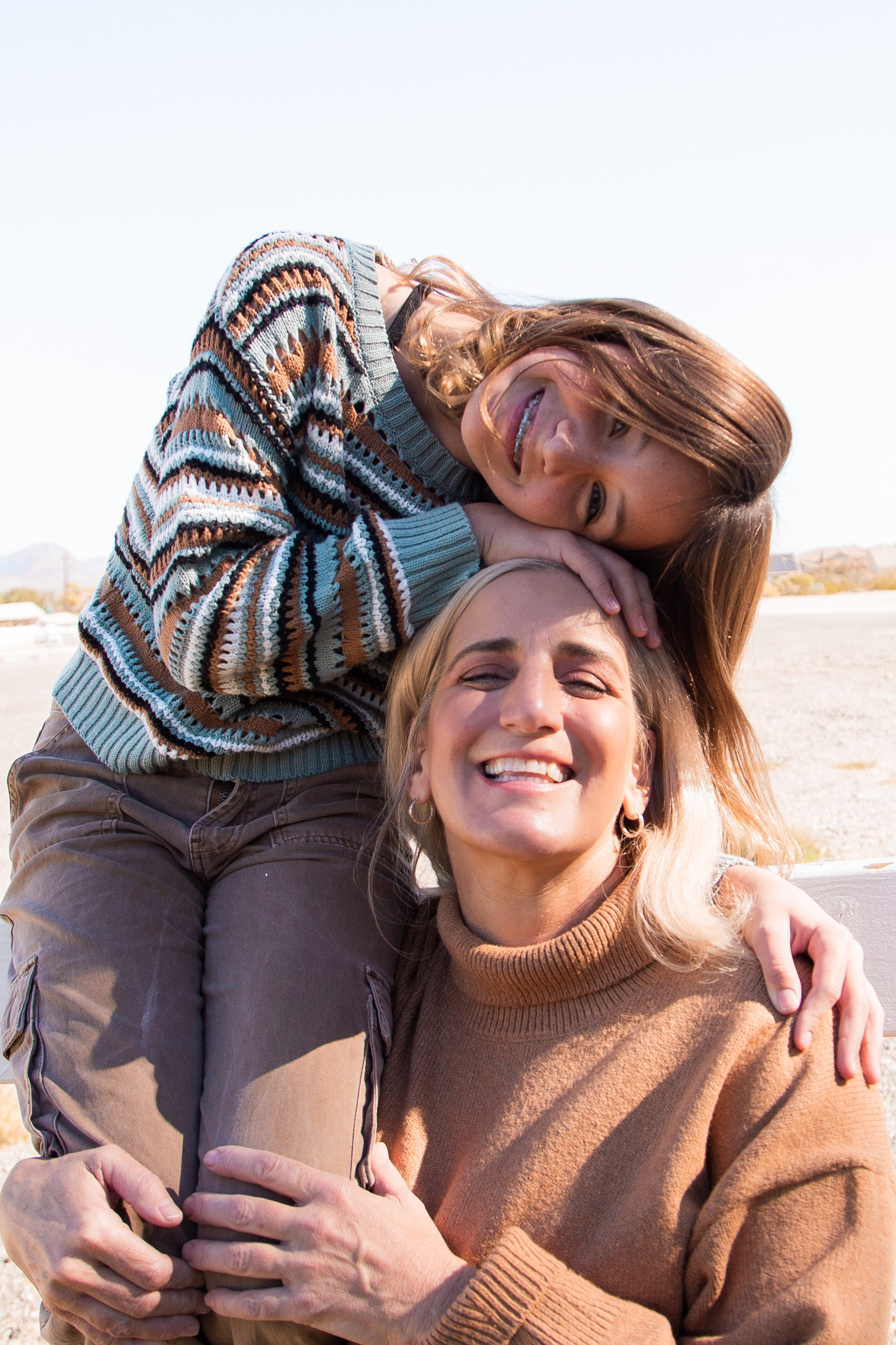 Bridgette, Michael & Lilli. Wedding & elopement photographer Viktoriya Kravtsov. Las Vegas